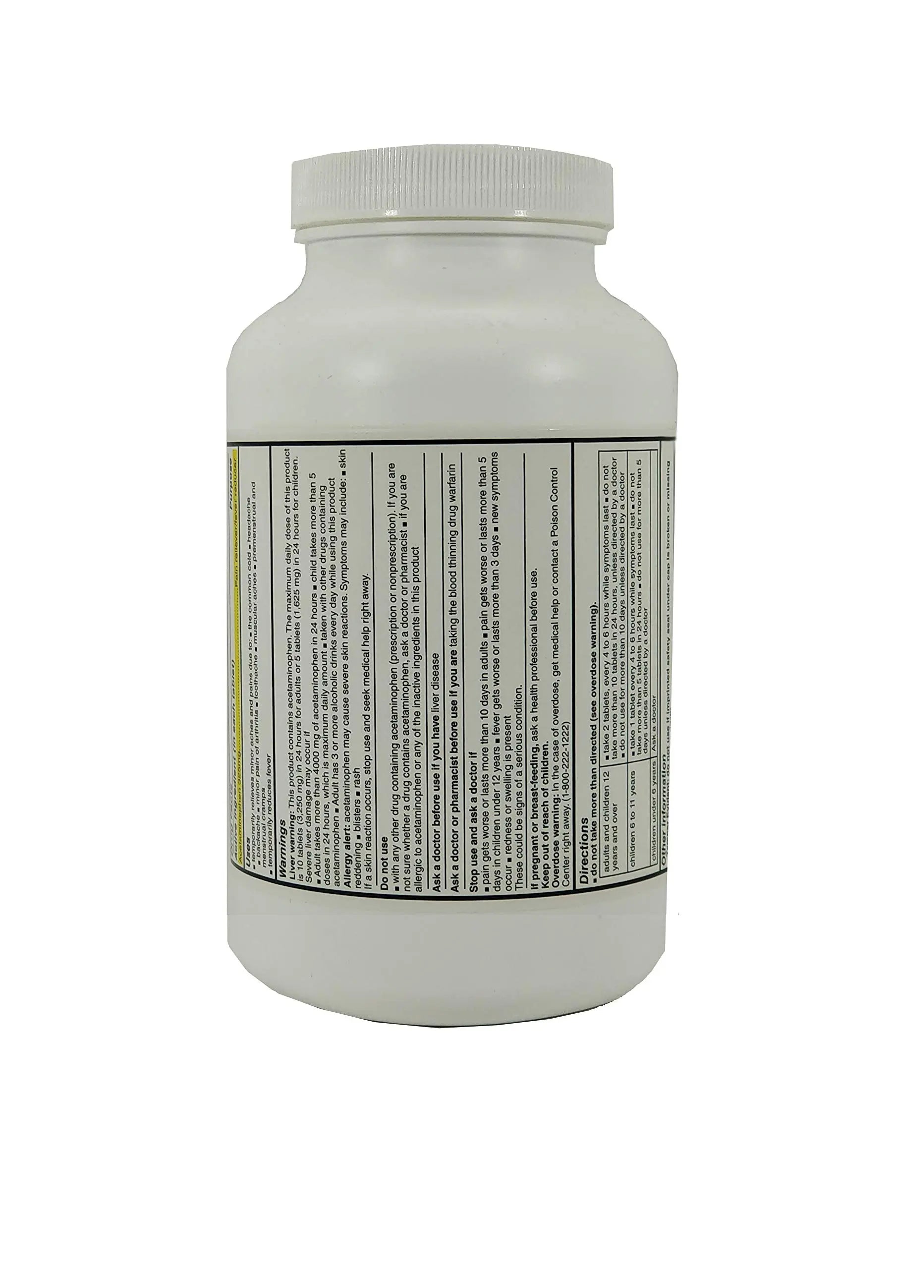 Pharbest Acetaminophen 325 mg 1000 Count Tablets Harbest uk supplements