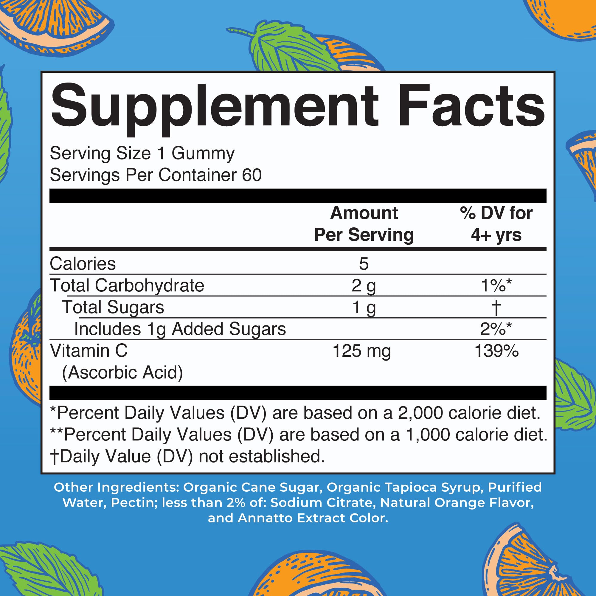 MaryRuth Organics Vegan Vitamin C Gummies | 2 Month Supply | Immune Support Supplement for Adults & Kids | Chewable Vitamin C Gummy Vitamins | Non-GMO | Pectin Based | 60 Count MARYRUTH'S uk supplements