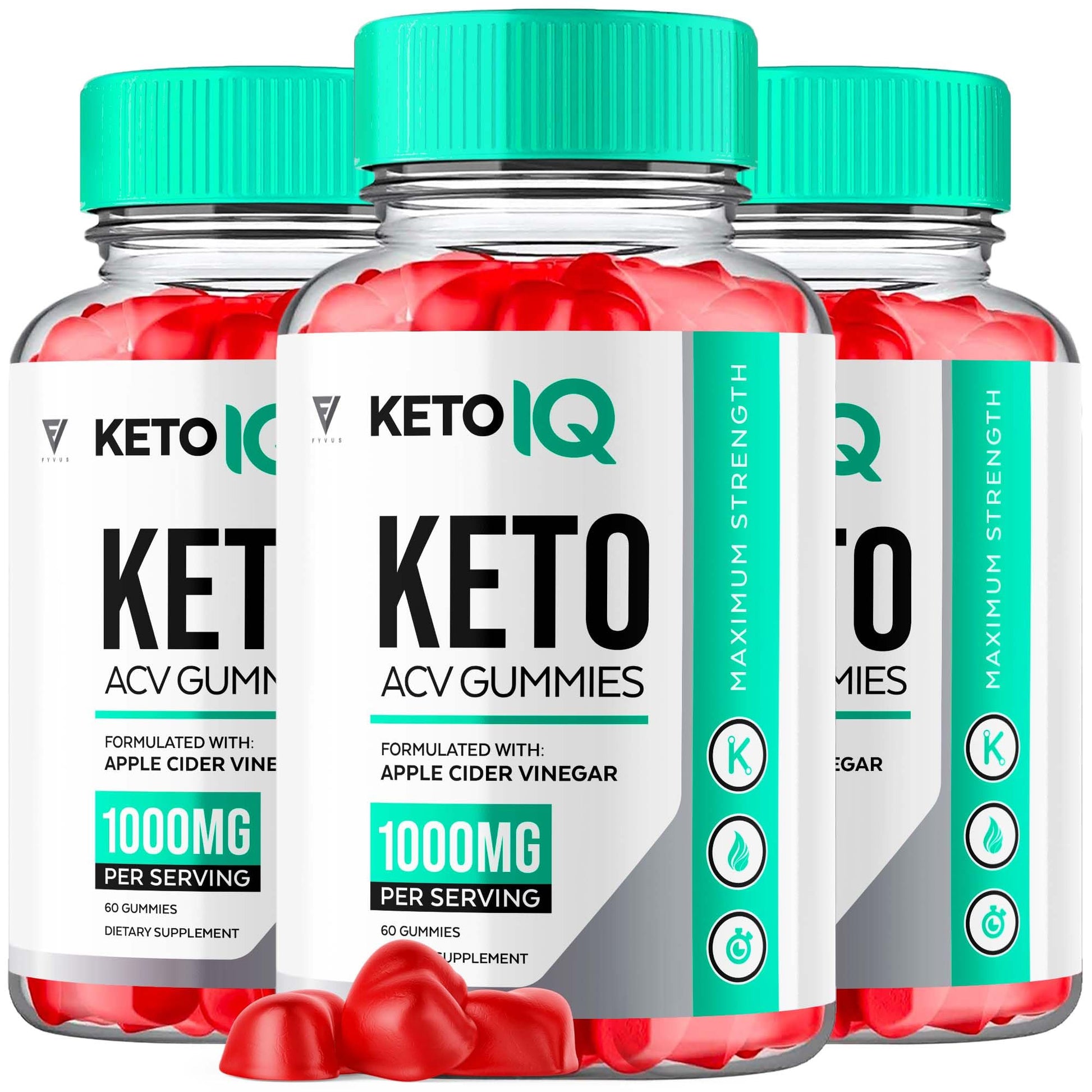 (3 Pack) Keto IQ KetoIQ Keto ACV Gummies, Keto IQ ACV Gummies Advanced Weight Loss Fyvus uk supplements