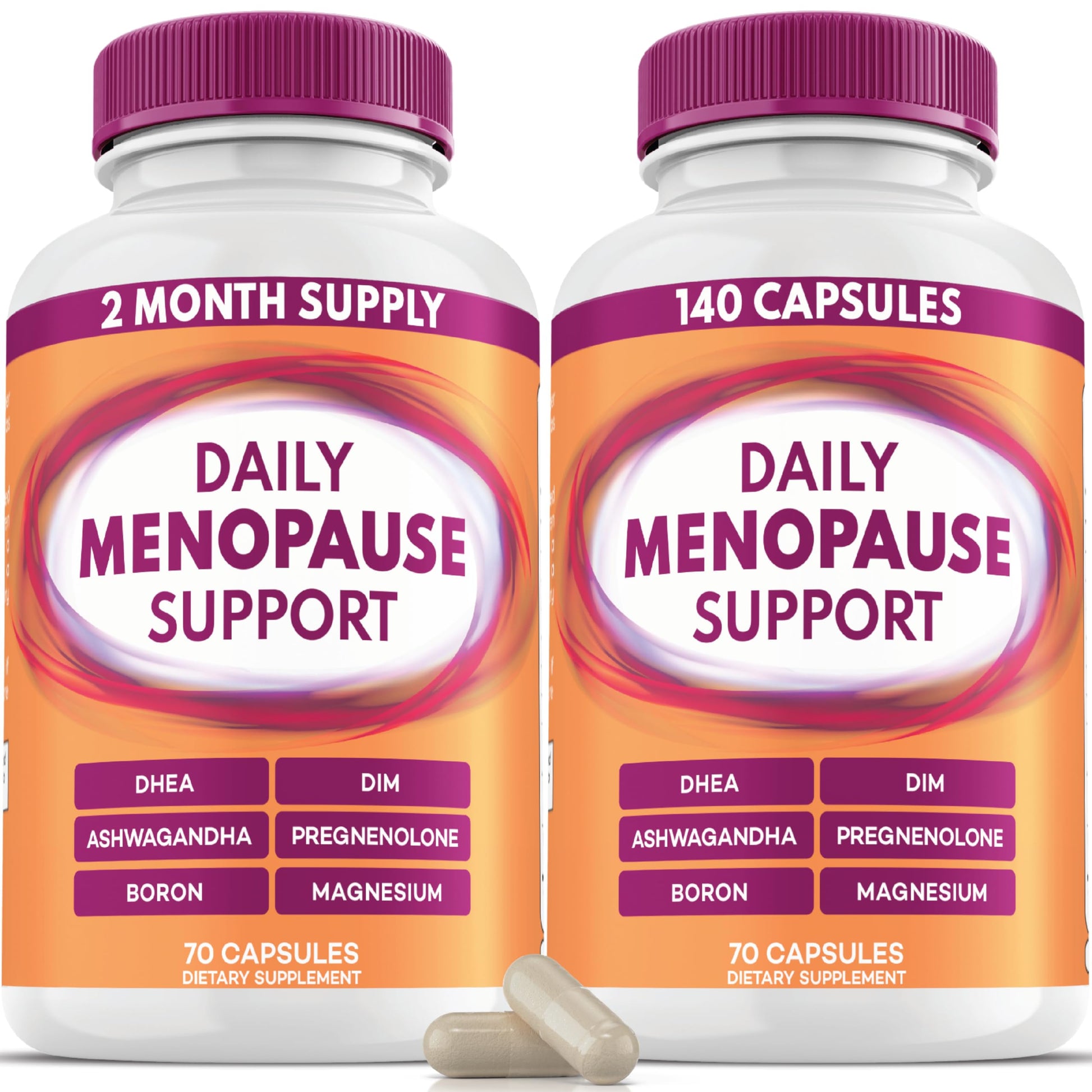 Menopause and Perimenopause Supplement for Women 10-1 Relief Formula for Hot Flashes, Night Sweats, Mood, Energy & Hormone – DIM, Ashwagandha, Vitamin D, DHEA, Zinc, Magnesium 2-Pack, 140 Capsules PAYÉ uk supplements