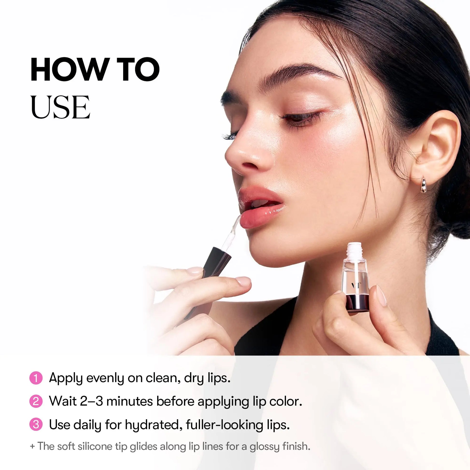 VTCOSMETICS Reedle Shot Lip Plumper, 0.15 oz (4.3 g), Moisturizing, Transparent, Lip Gloss, Fragrance-free, Korean Cosmetics (Expert) VT COSMETICS uk supplements