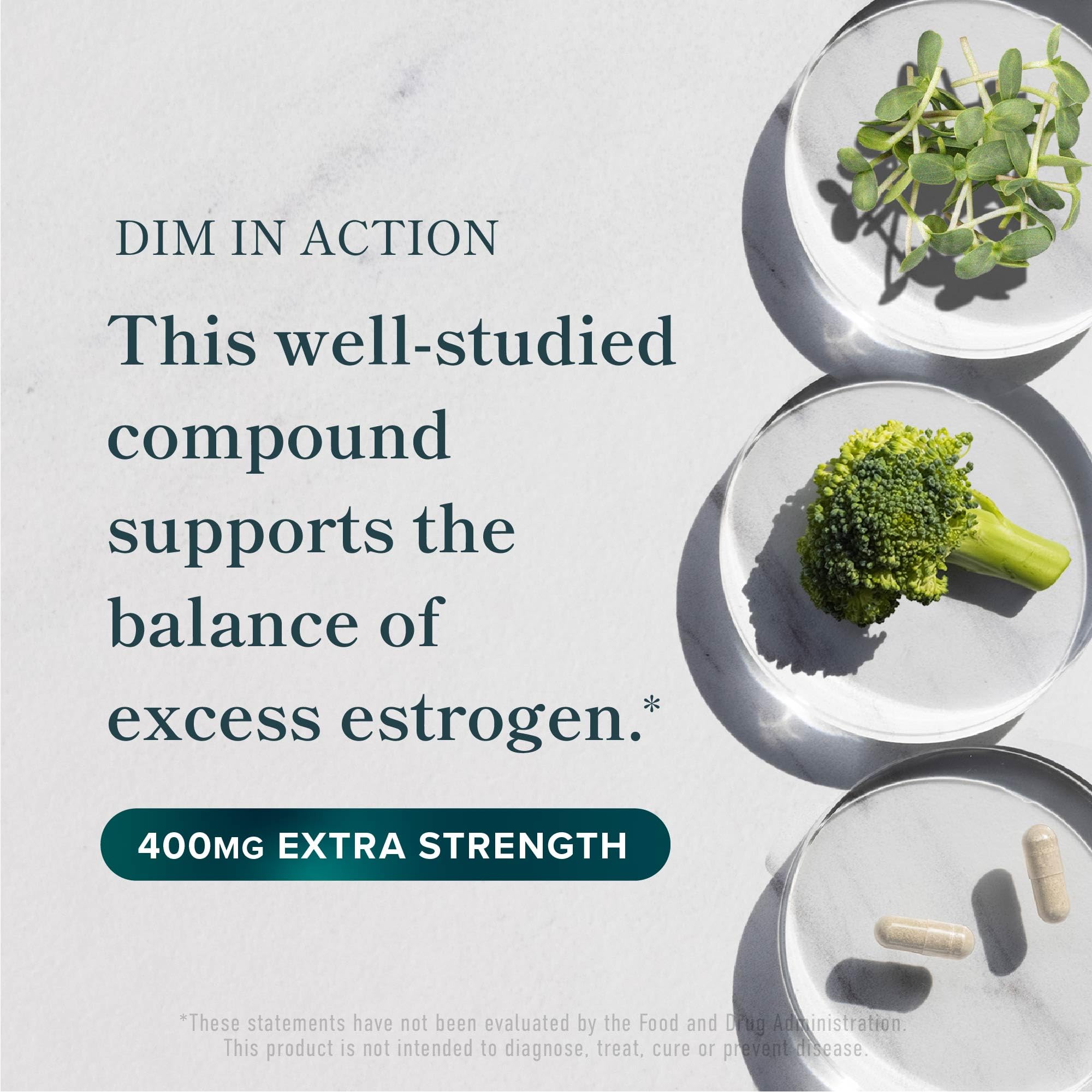 DIM Supplement 400MG Extra Strength | Hormone Balance for Men and Women | Menopause, Acne, Hot Flashes Relief, Prostate Support & Antioxidant Support | Soy-Free, Gluten-Free | SMNutrition | 90 Ct. SMNutrition uk supplements