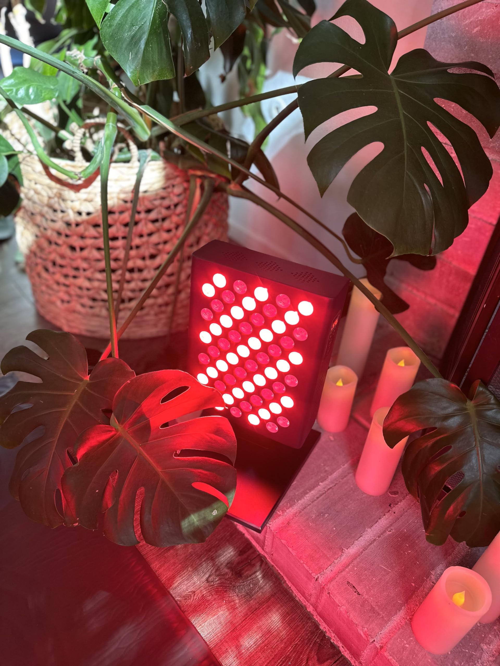 ADVARAYS Red Light Therapy Lamp: Infrared Heating Pad Pain Relief for Body 60 LEDs Panel Red Light ADVARAYS uk supplements