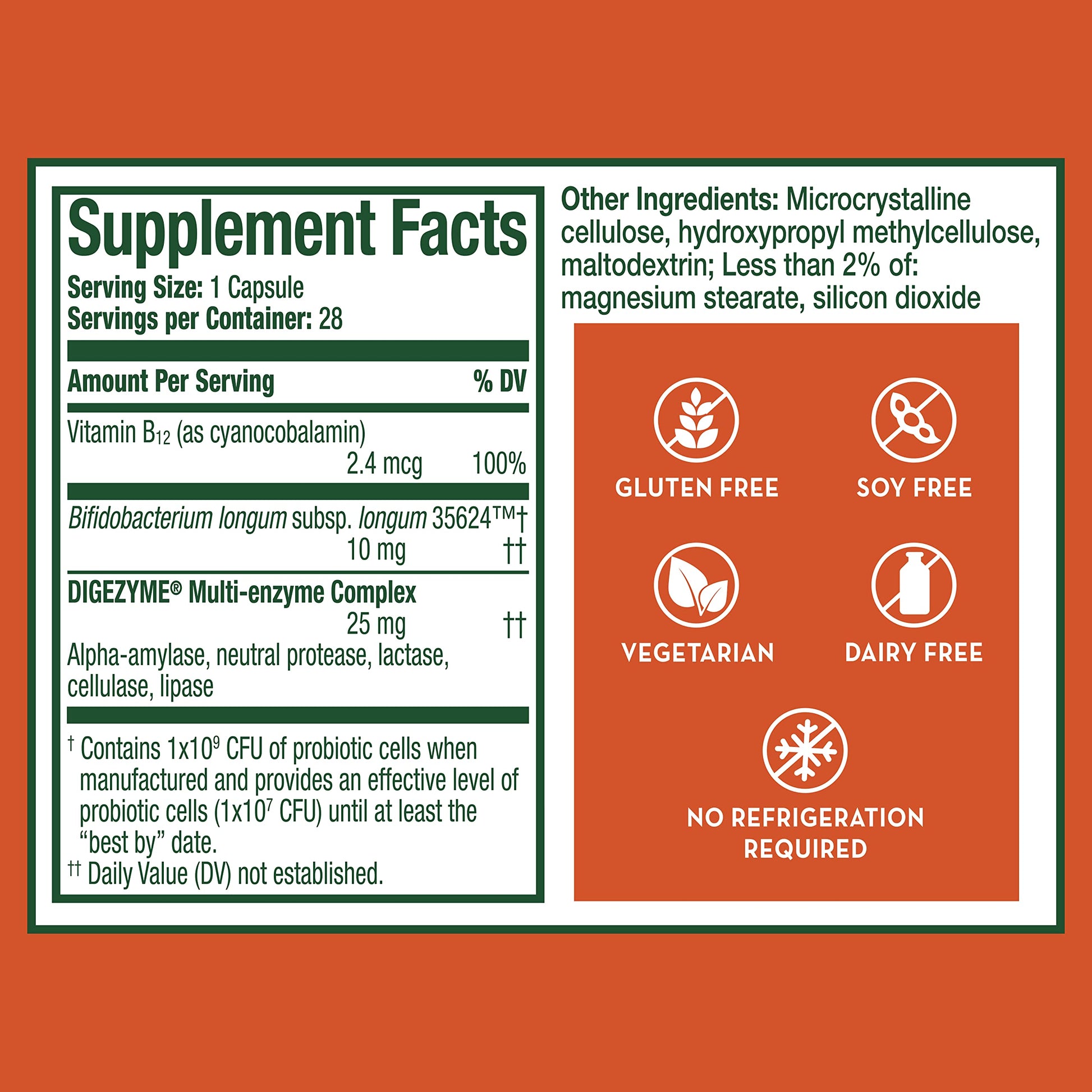 Align Probiotic Bloating Relief + Food Digestion, Probiotics, 28 Capsules Align uk supplements