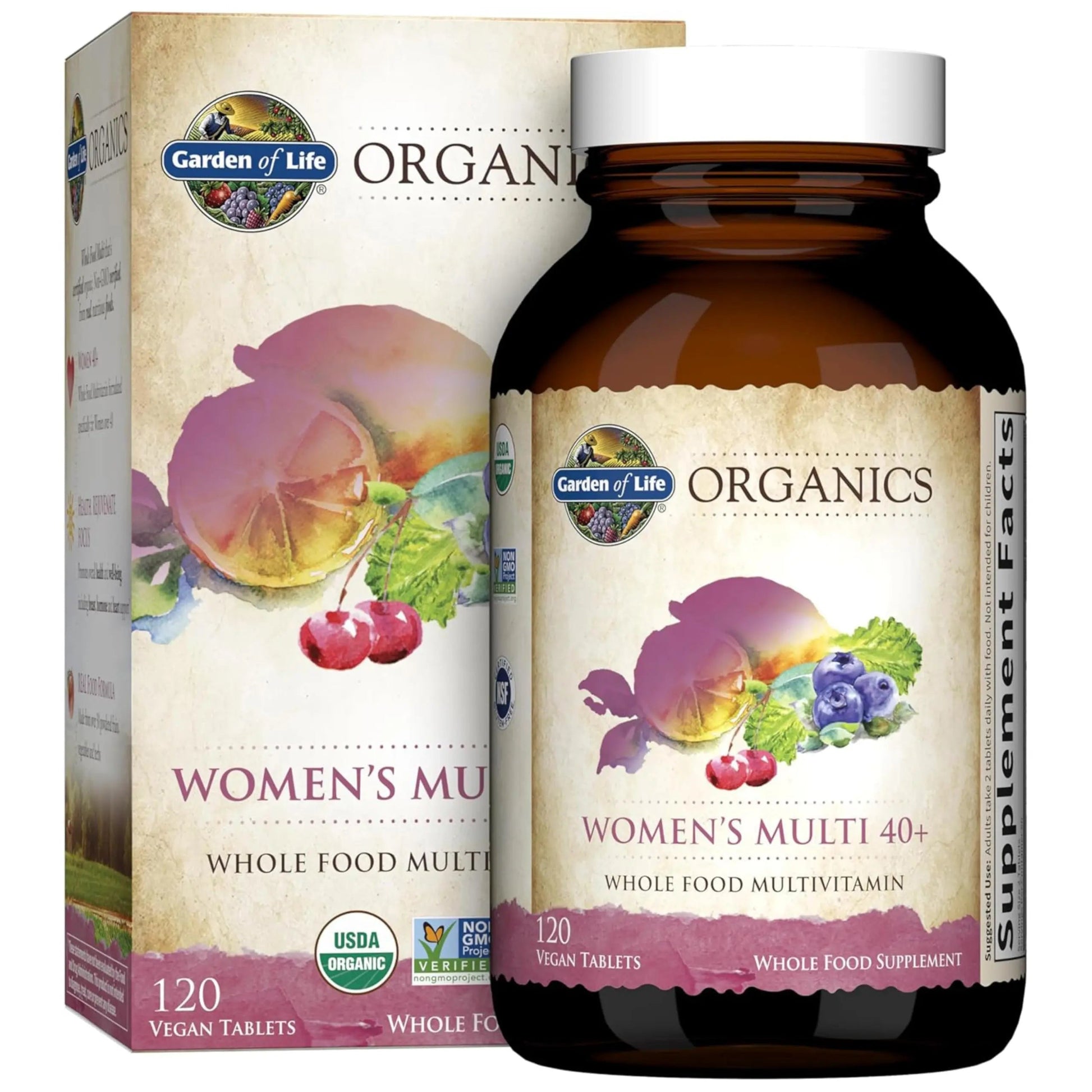 Garden of Life Multivitamin for Women 40 Plus, Organics Womens Vitamins, Hormone & Breast Health Support Blend Garden of Life uk supplements