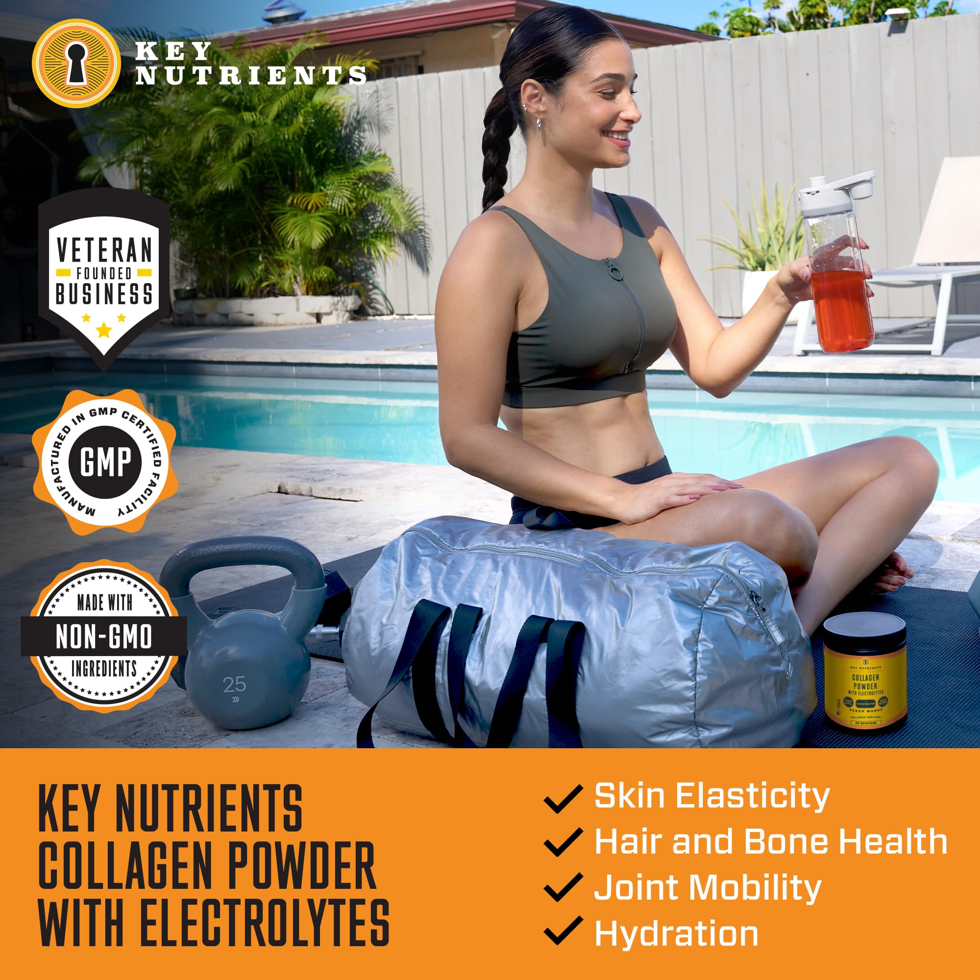 Collagen Peptides with Electrolytes Powder, Collagen Powder, Collagen Peptides Powder KEY NUTRIENTS uk supplements