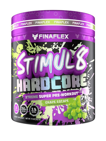 FINAFLEX STIMUL8 Hardcore, Grape Escape - Extreme Energy, Strength & Endurance FINAFLEX uk supplements