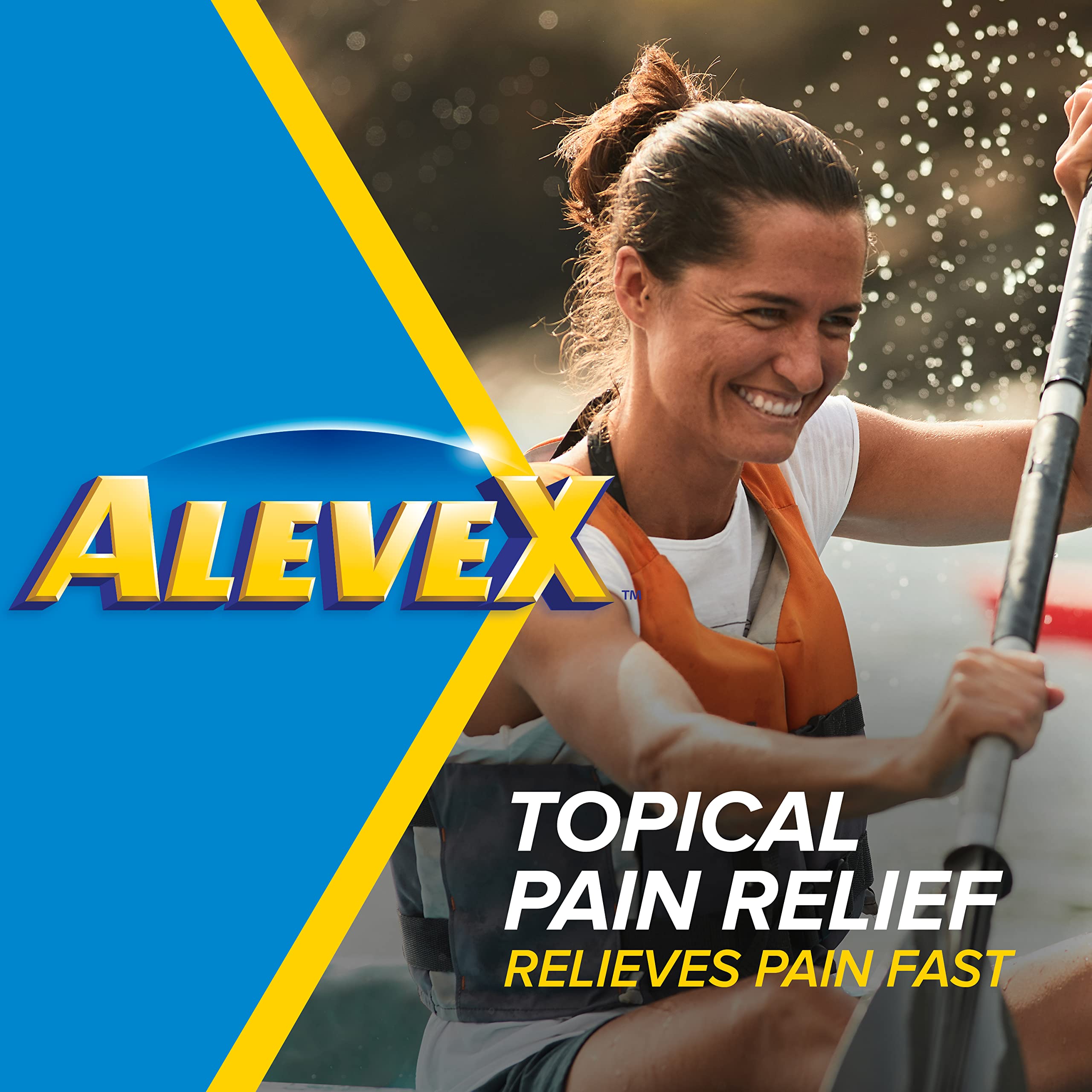 AleveX Topical Pain Relief Lotion with Rollerball Applicator - Long Lasting Arthritis and Muscle Pain Relief, 2.5 oz Aleve uk supplements