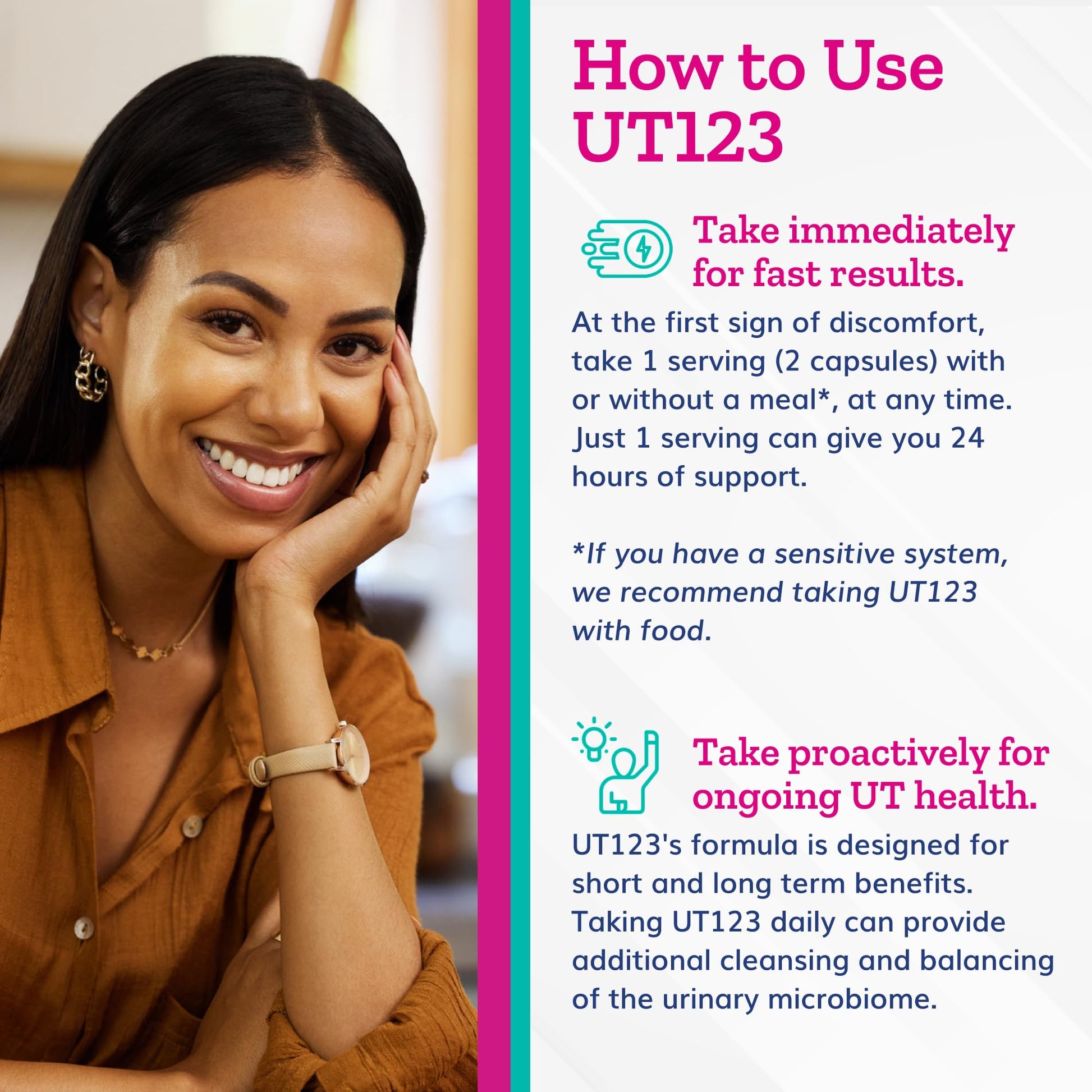 Just Thrive UT123 - Supports Urinary Tract Health for Women - Made with Cranberry, 60 Capsules Just Thrive uk supplements