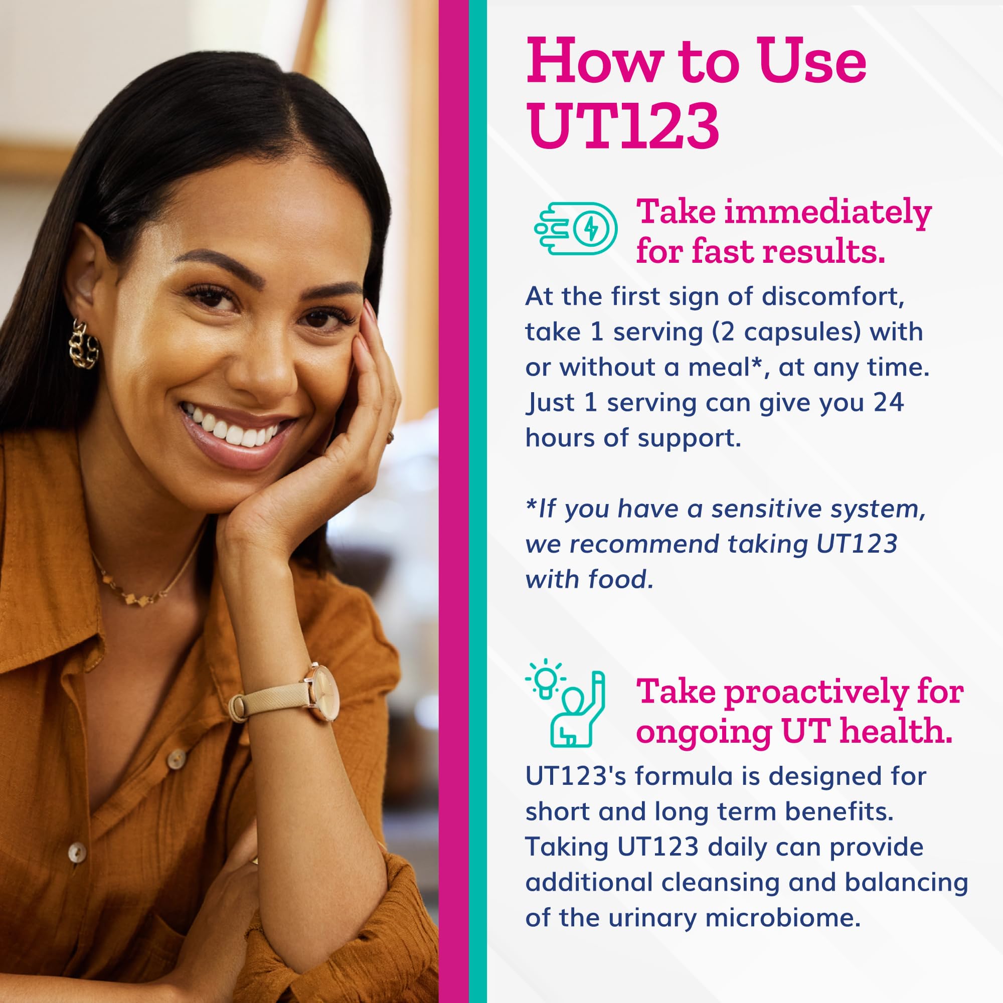 Just Thrive UT123 - Supports Urinary Tract Health for Women - Made with Cranberry, 60 Capsules Just Thrive uk supplements