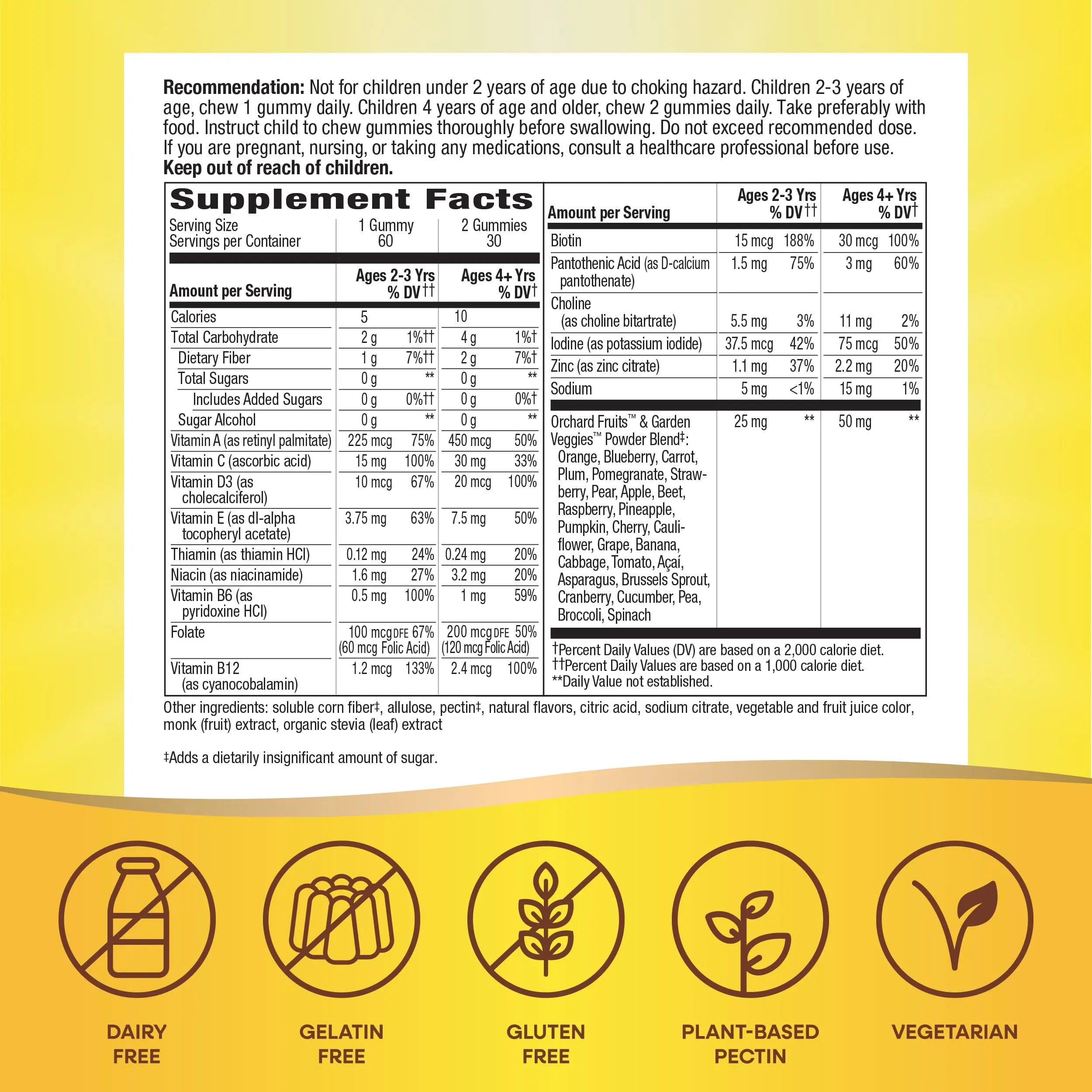 Nature’s Way Alive! Kids Zero Sugar Gummy Multivitamins, for Kids Ages 2+, Supports Bone, Eye & Immune Health Nature's Way uk supplements
