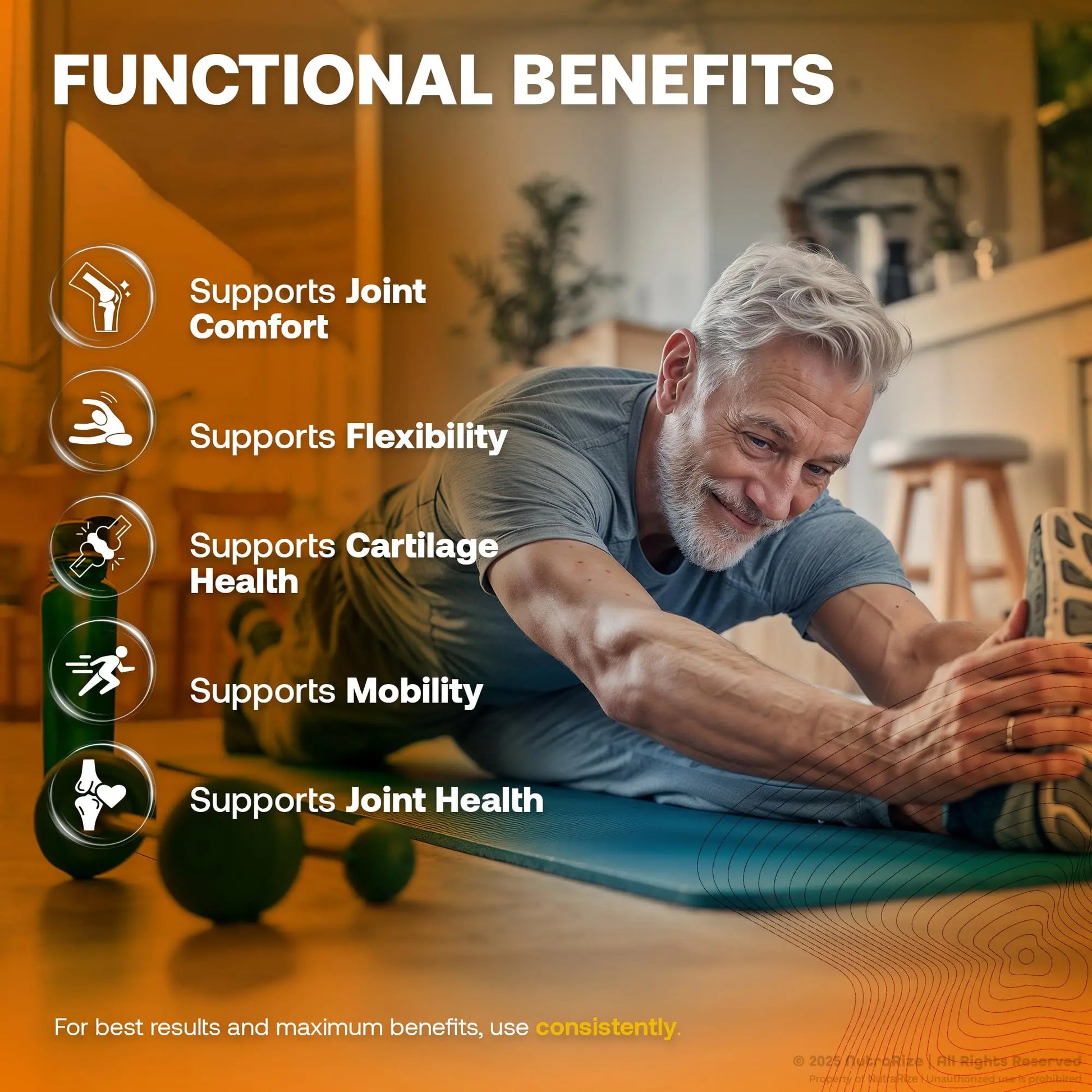 ProFlexen Capsules, ProFlexen Advanced Joint Support Formula, ProFlexen Collagen Support Pills, All Natural Supplement for Healthy and Flexible Joints, Official Pro Flexen Joint Reviews (60 Capsules) NutraRize uk supplements