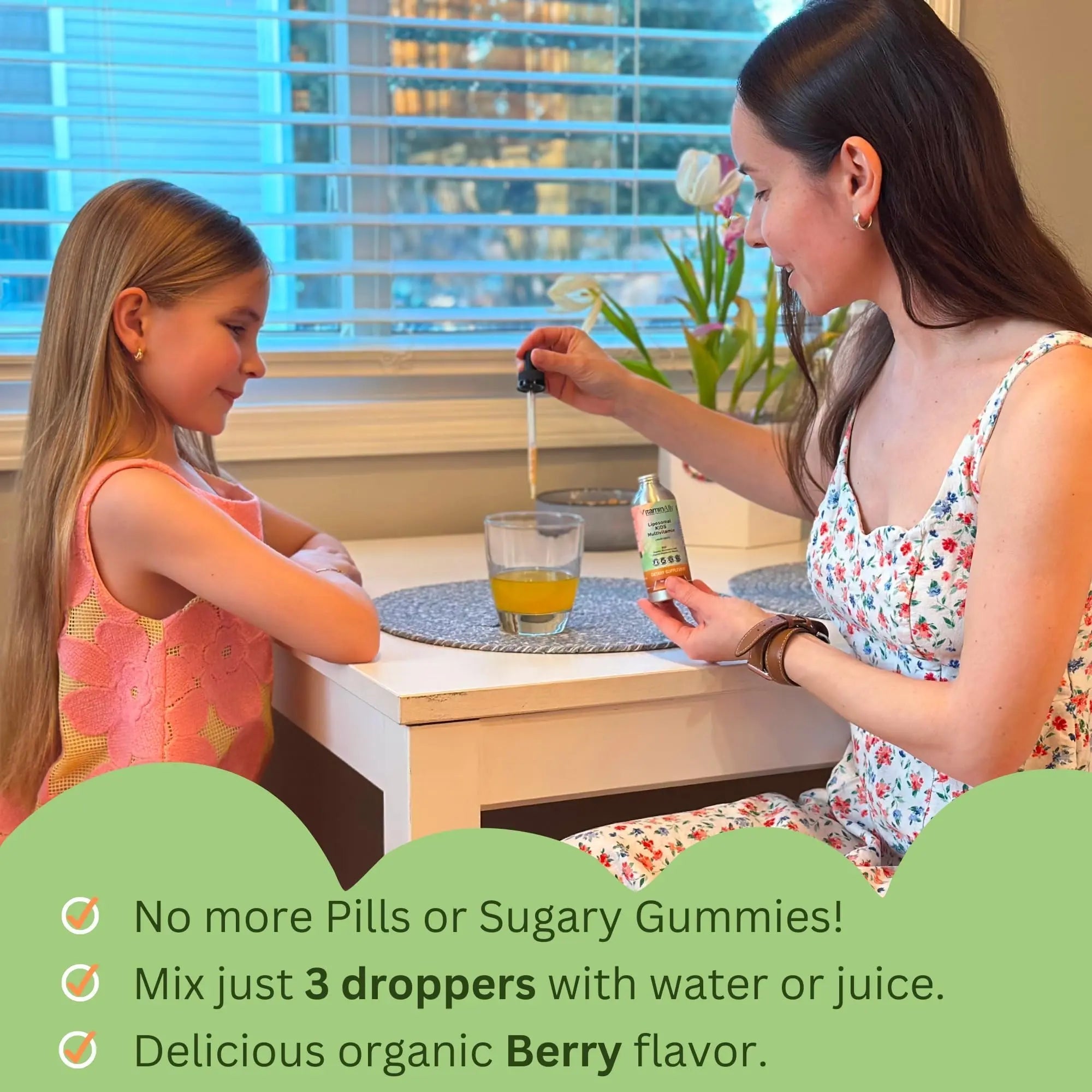 Vitaminally Liposomal Kids Liquid Multivitamin | Non-GMO | Clean | Sugar Free | Gluten Free | Organic Berry Flavors | Vitaminally uk supplements