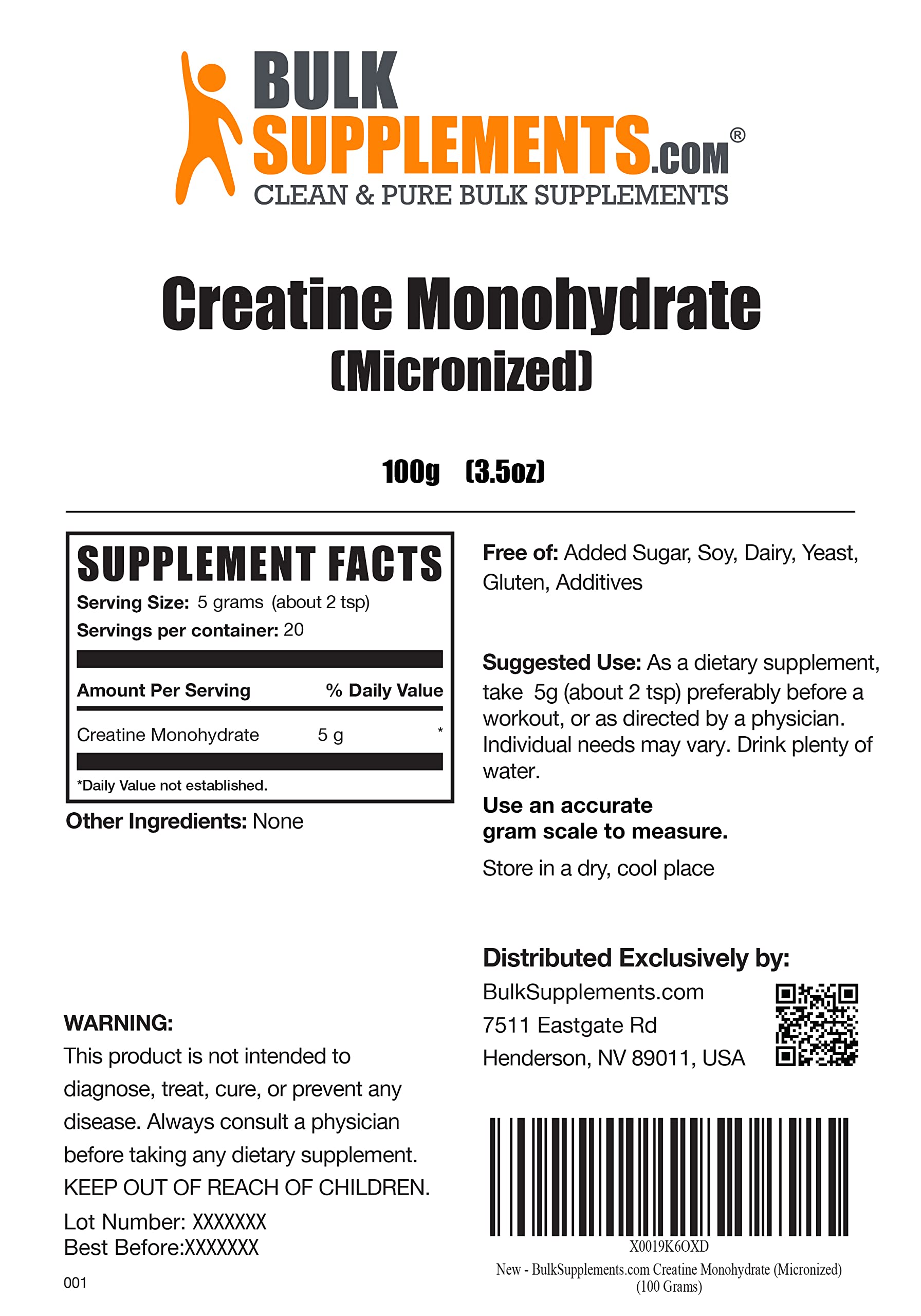 BULKSUPPLEMENTS.COM Creatine Monohydrate Powder - Micronized Creatine BULKSUPPLEMENTS.COM uk supplements