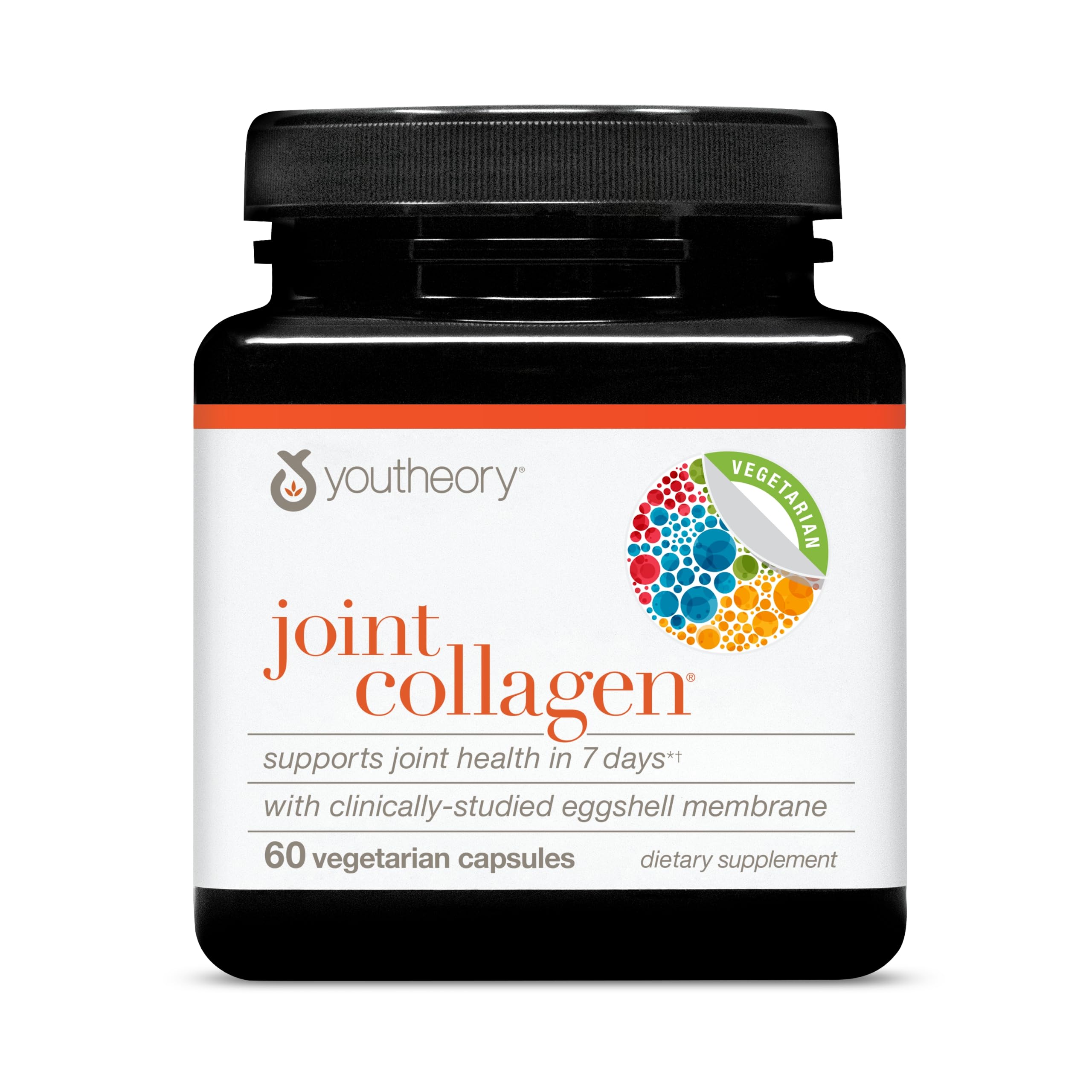 Youtheory Joint Collagen - Vegetarian Collagen Supplement with NEM Eggshell Membrane & Boswellia Extract - Dairy, Soy & Gluten Free - 60 Vegetarian Capsules Youtheory uk supplements