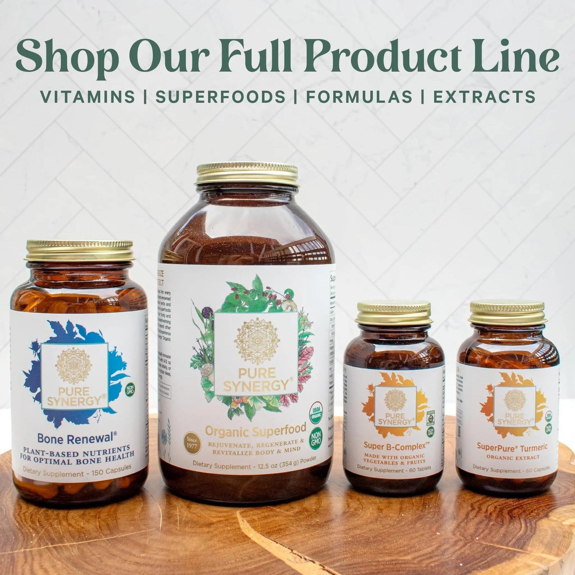 PURE SYNERGY Multi·Vita·Min | Vegan Multivitamin Made with Organic Whole Foods | Twice Daily Supplement for Men and Women PURE SYNERGY uk supplements