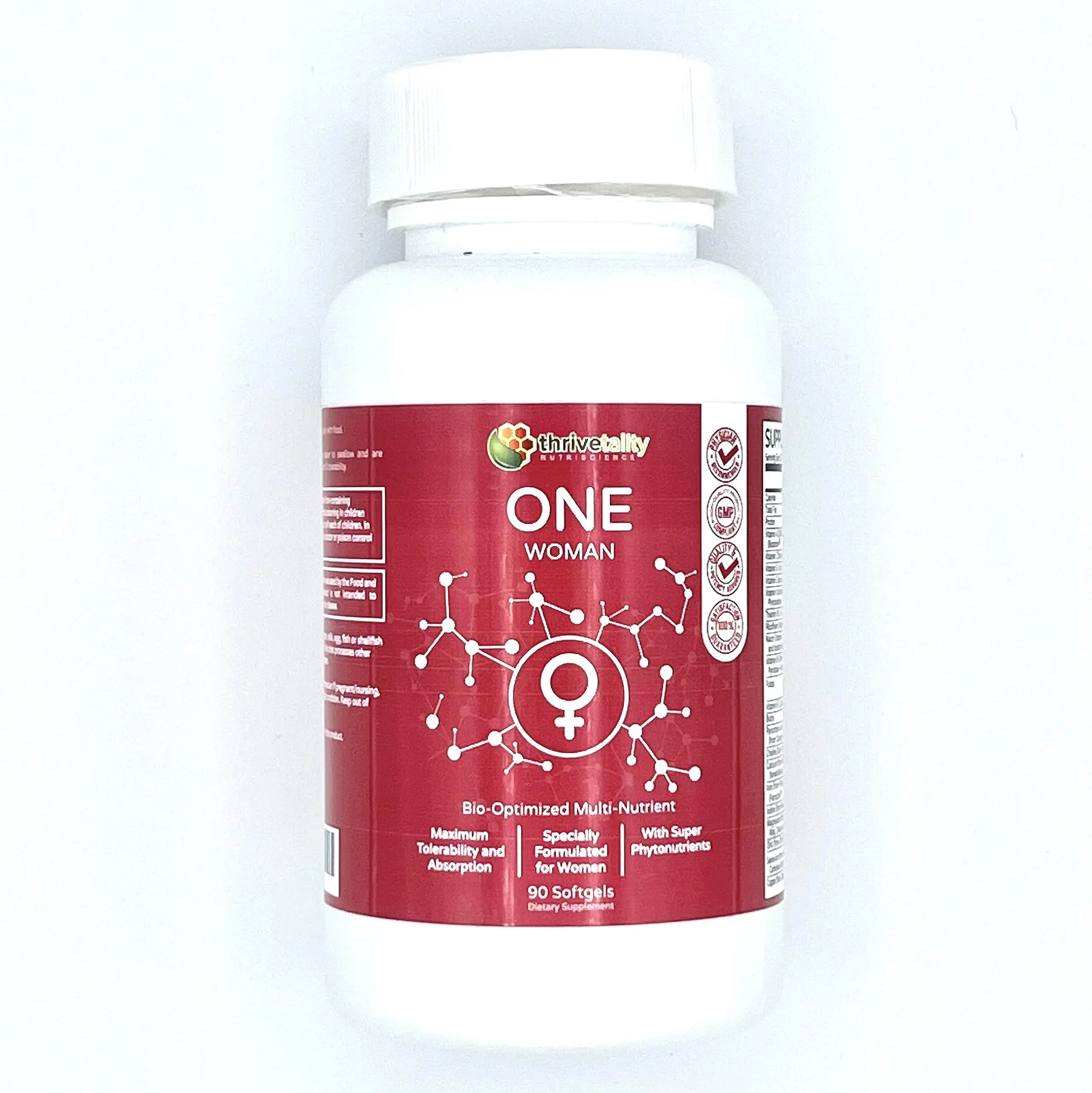 ONE Woman Bio-Optimized Multi-Nutrient by Thrivetality | Women's Multivitamin | #1 Physician Formulated | Science Based | Clinically Proven | Thrivetality Nutriscience uk supplements