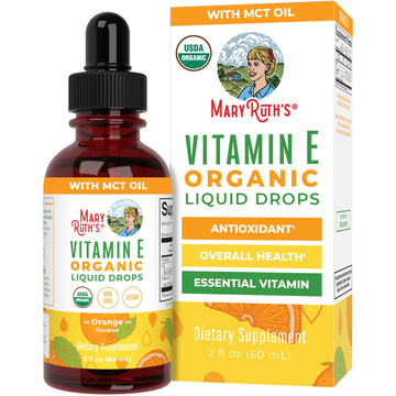 MaryRuth Organics USDA Vitamin E Liquid Drops 2 Month Supply | Bone and Joint Health | Cognitive Health for Adults and Kids | Sugar Free, Vegan, Non-GMO, Gluten Free | 2 Ounces MARYRUTH'S uk supplements