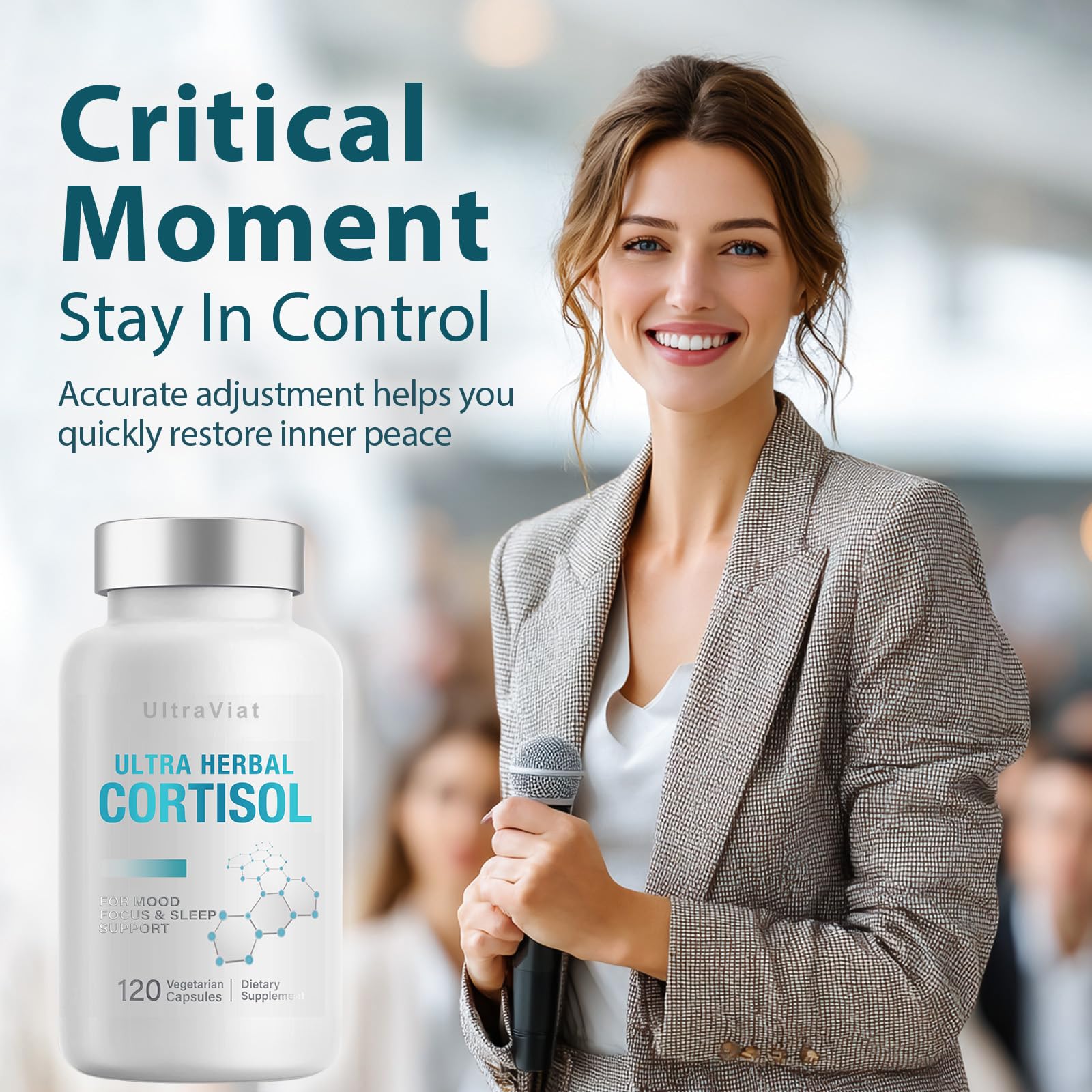 Cortisol Supplements for Women/Men, Cortisol Reducer with Ashwagandha, Rhodiola Rosea, L-Theanine, Support Hormone Balance, Stress & Sleep EVYOUNG uk supplements