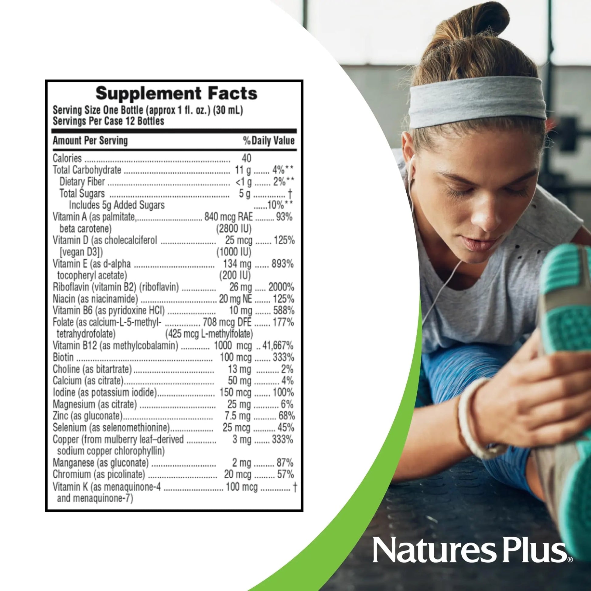 NaturesPlus Source of Life Gold Liquid Multi Shot - 1 fl oz, Case of 12 - Tropical Fruit Flavor - Provides Nutrients from 100+ Fruits and Vegetables - 12 Servings NaturesPlus uk supplements