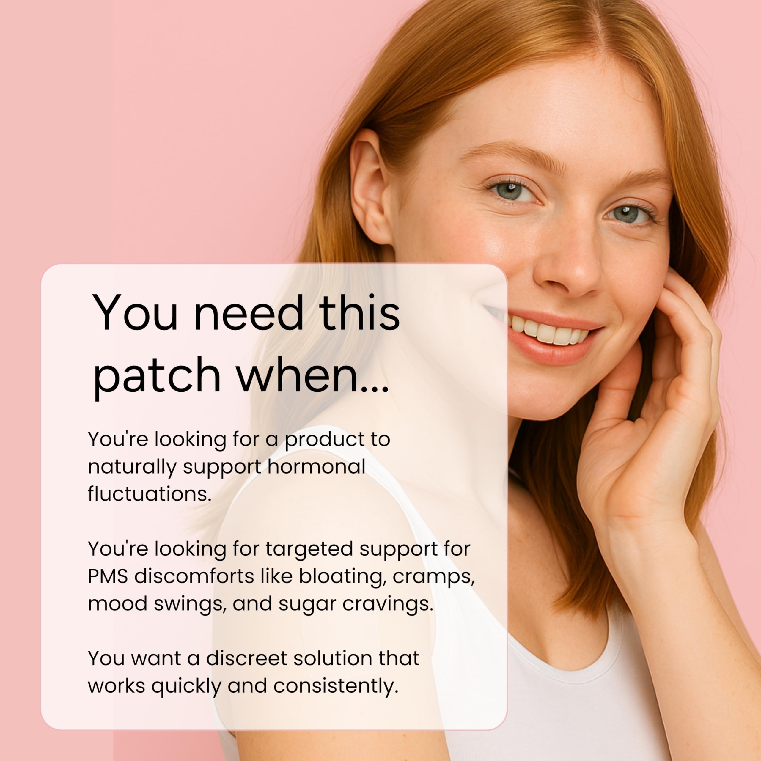 The Patch Remedy Pre Menstrual Patch | Chasteberry, Magnesium, Evening Primrose, Dong Quai, B6 & Vitamin E | 30 Patches The Patch Remedy uk supplements