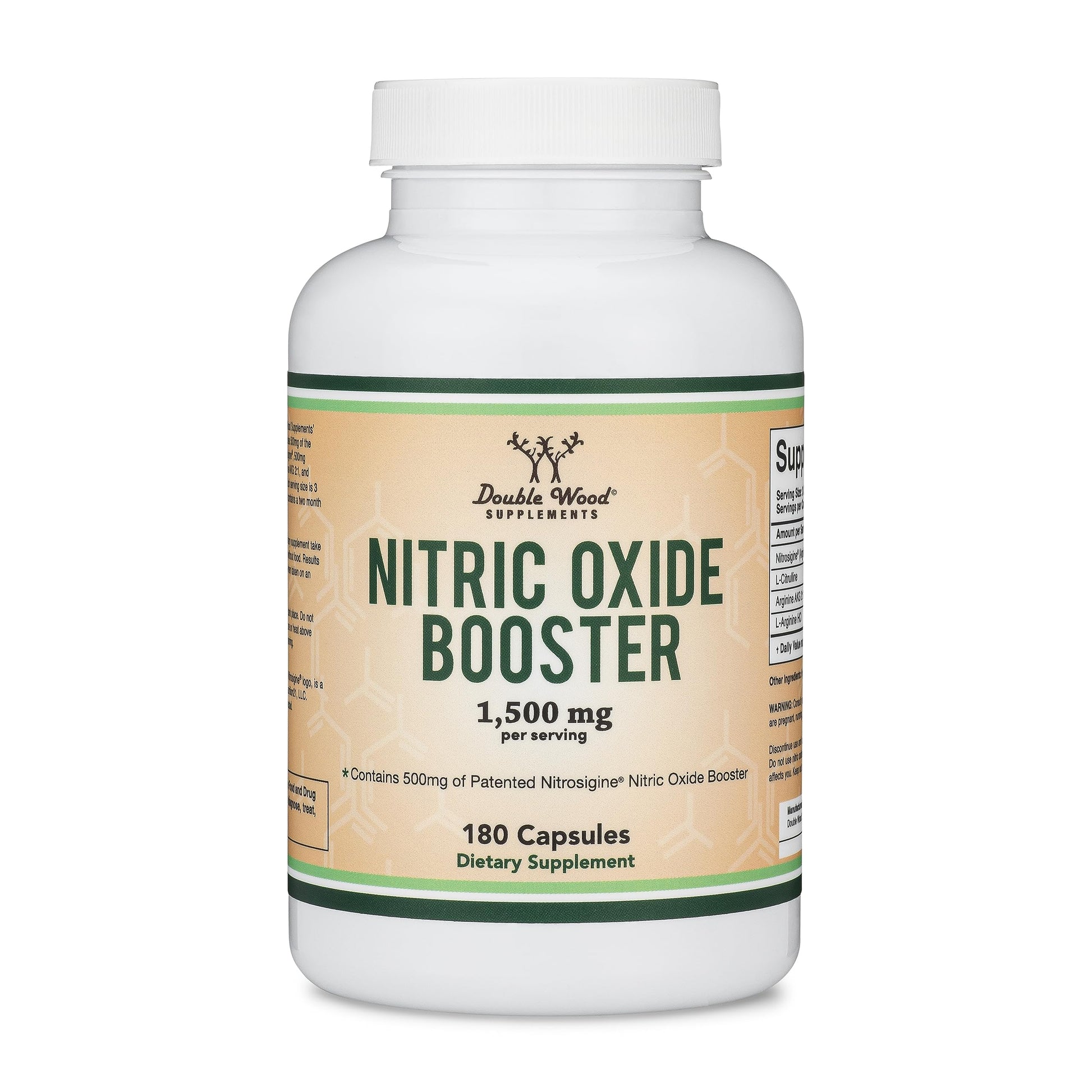 Nitric Oxide Supplement (Stim Free Pre Workout) - Nitric Oxide Booster with Nitrosigine Double Wood Supplements uk supplements