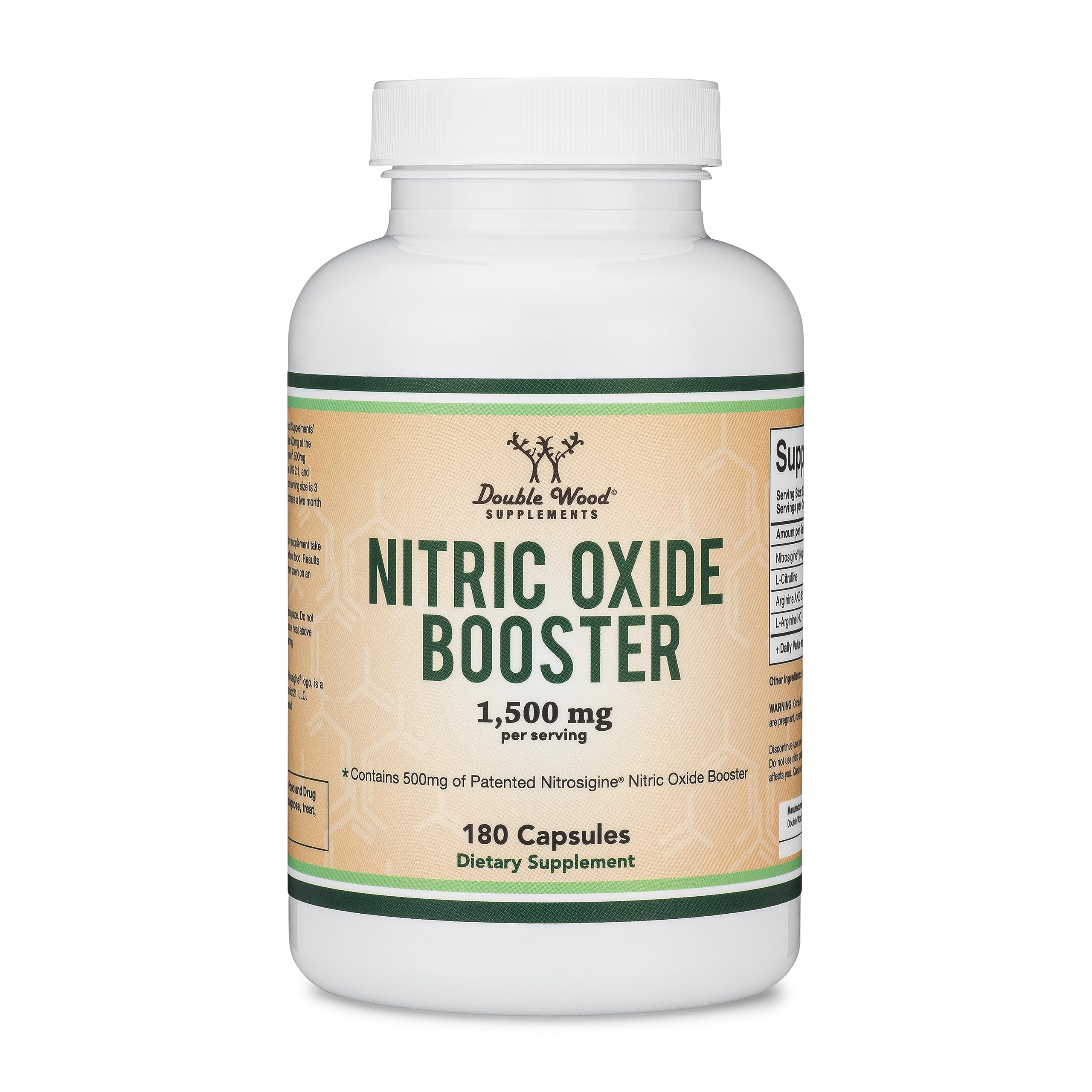 Nitric Oxide Supplement (Stim Free Pre Workout) - Nitric Oxide Booster with Nitrosigine Double Wood Supplements uk supplements