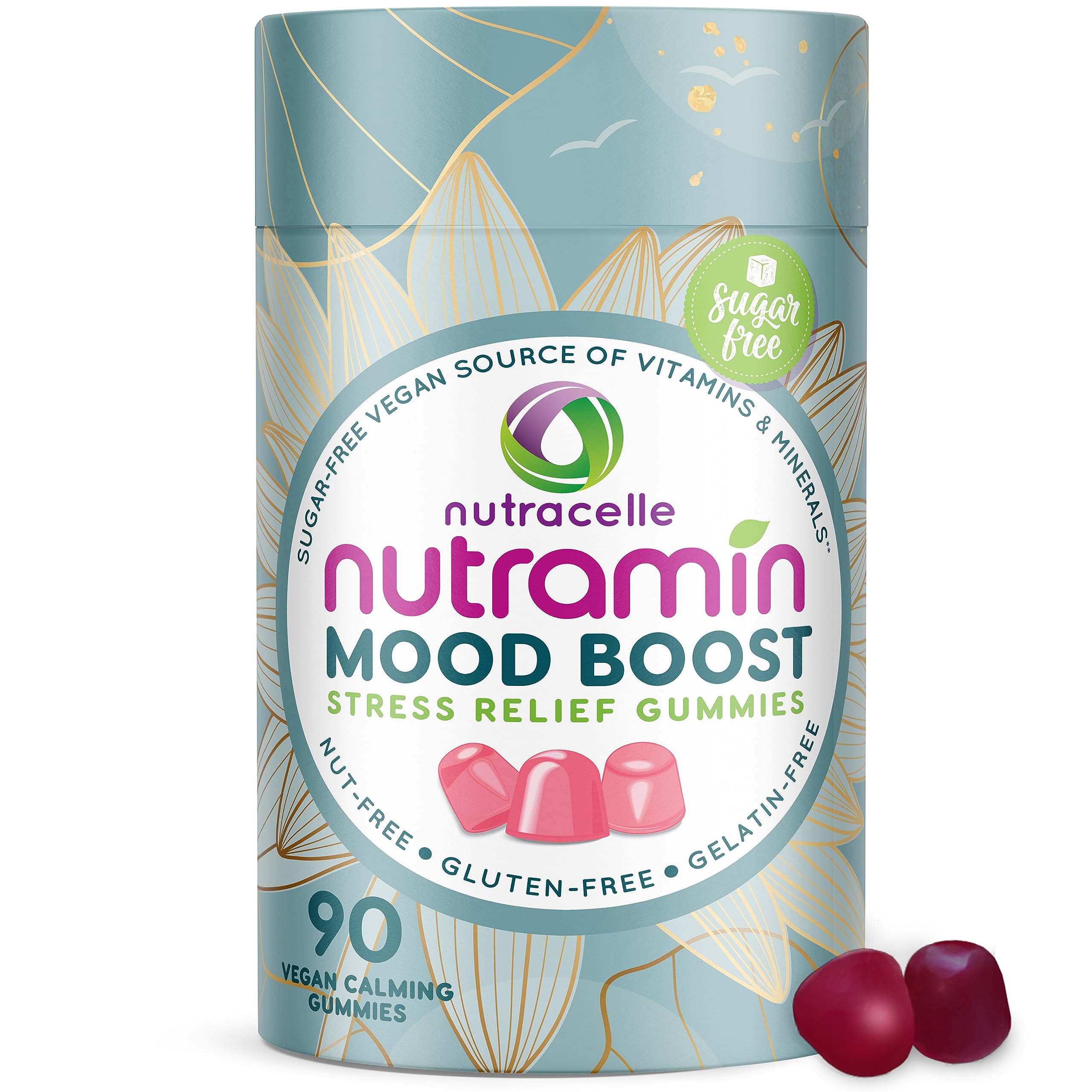 Nutracelle NUTRAMIN Mood Boost Multivitamin Gummy - Delicious & Yummy Anti-Stress Nutracelle uk supplements