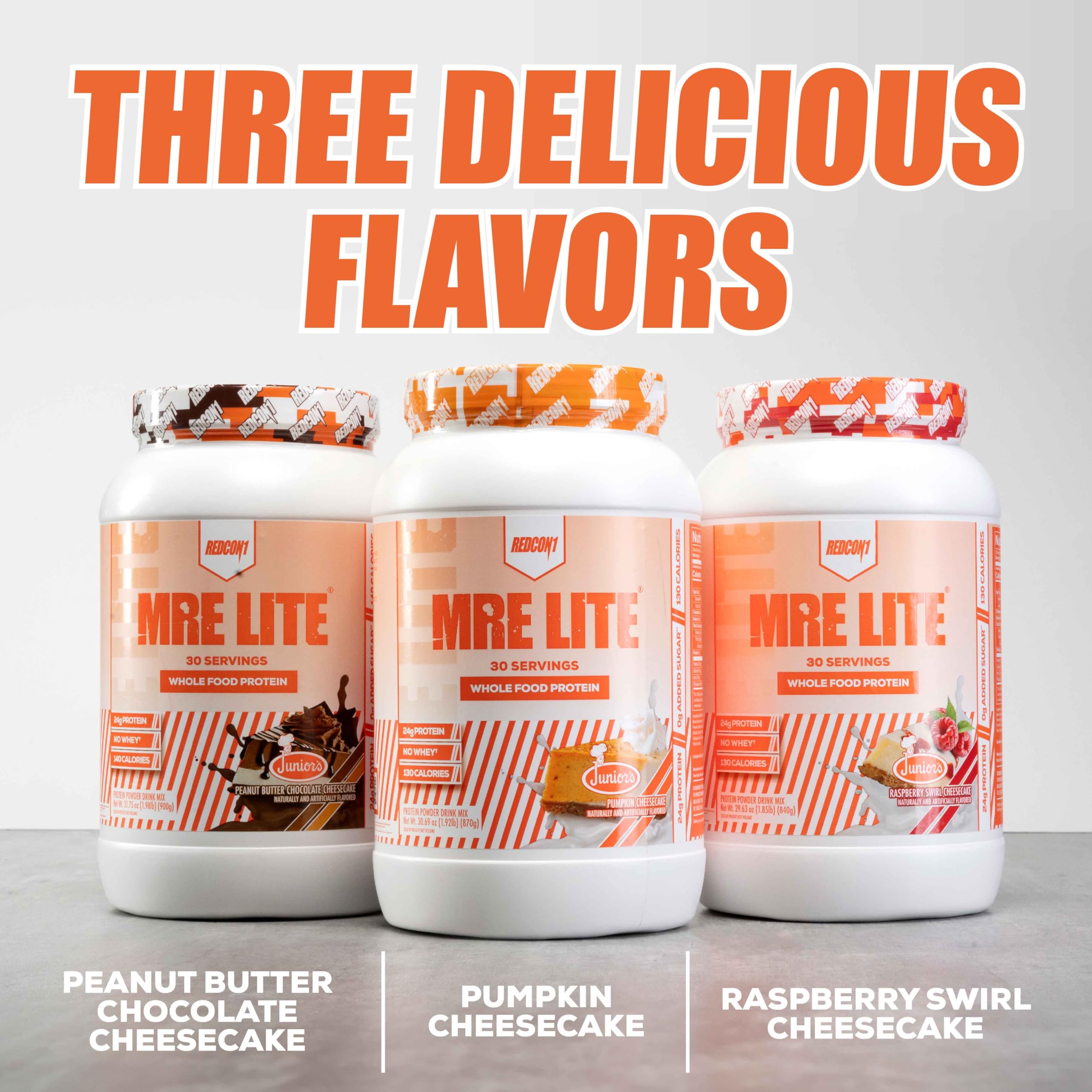 REDCON1 MRE Lite Whole Food Protein Powder, Juniors, Pumpkin Cheesecake - Low Carb REDCON1 uk supplements