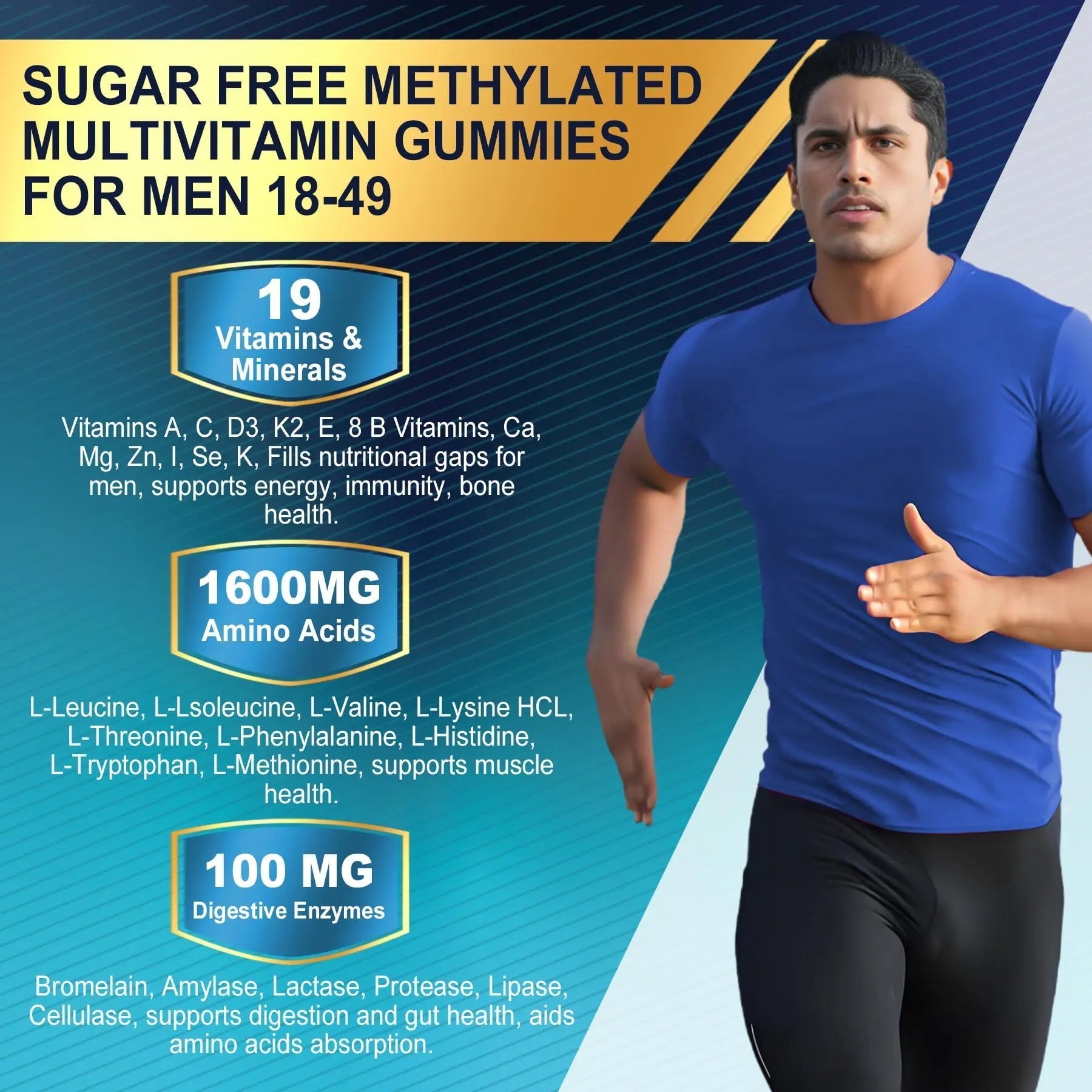 Nextdia Mens Multivitamin Gummies 60 Count + Womens Multivitamin Gummies 60 Count Nextdia uk supplements
