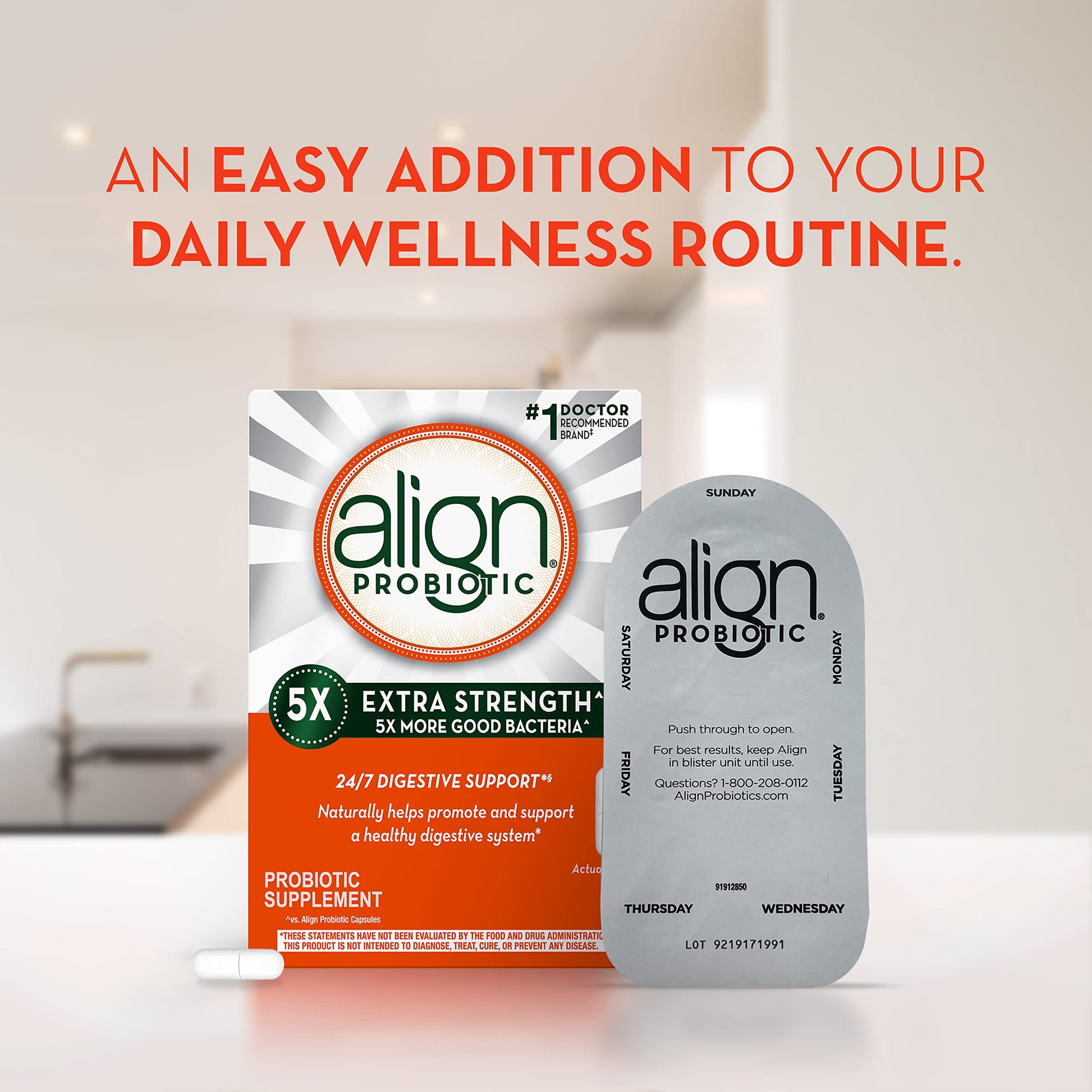 Align Probiotic Extra Strength, Probiotics for Women and Men, #1 Doctor Recommended Align uk supplements