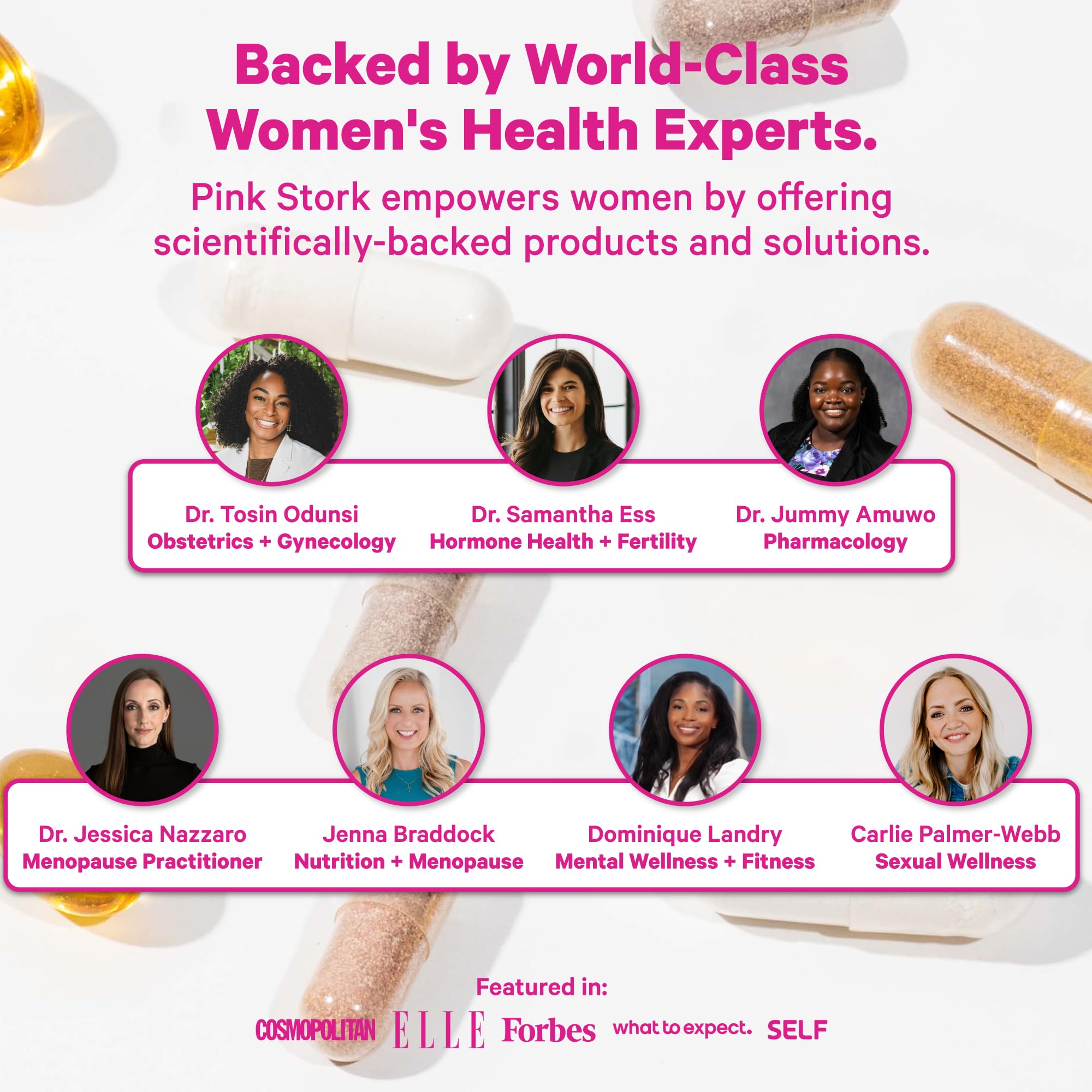 Pink Stork Premium Fertility Gummies | Fertility Supplements for Women with CoQ10, Myo-Inositol + Prenatal Vitamins | Conception Support | Hormone Balance for Women, Ovarian Care - 60 Gummies Pink Stork uk supplements