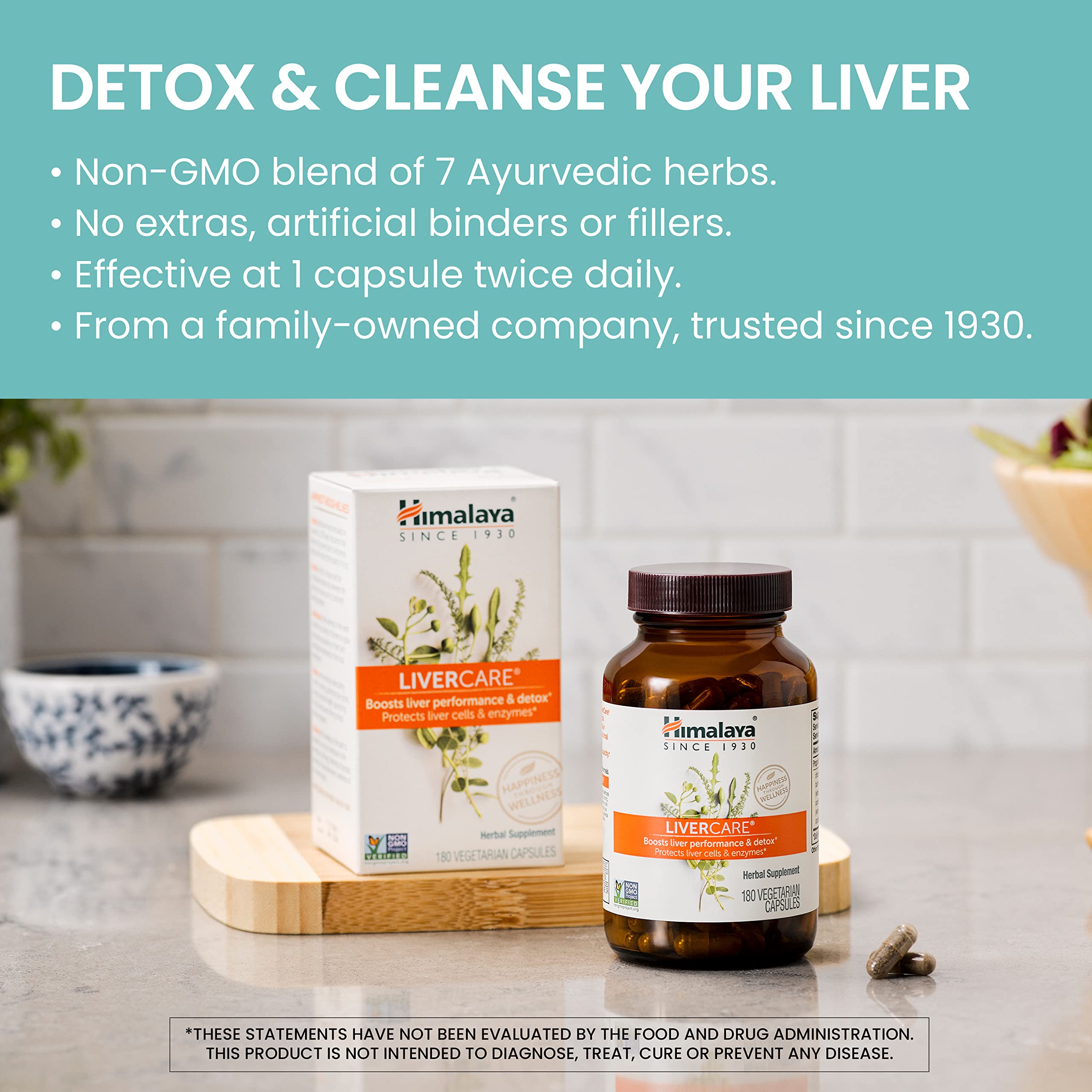 Himalaya LiverCare for Total Liver Support, Cleanse and Detox, Protects Cells & Enzymes Himalaya uk supplements