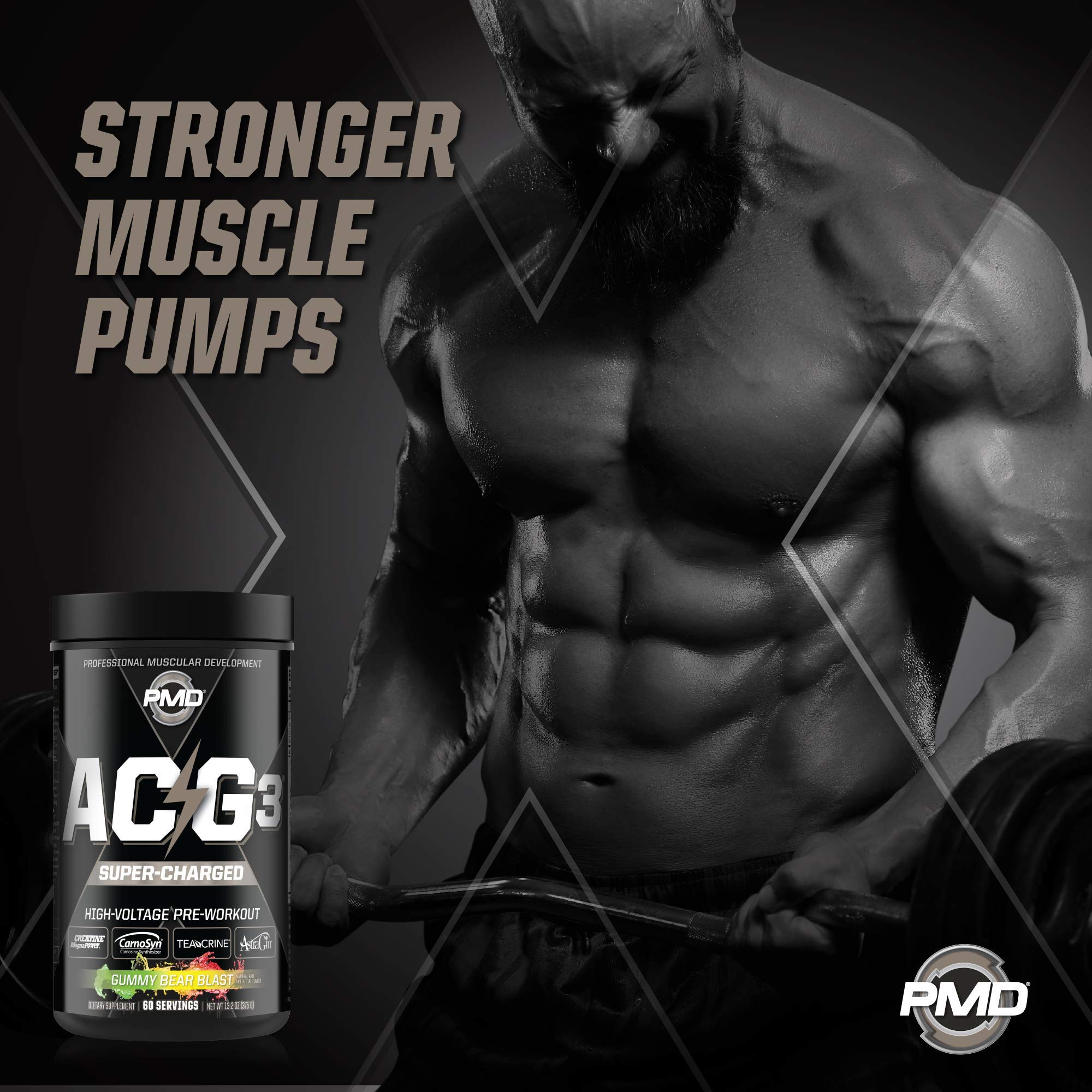 PMD Sports ACG3 Supercharged - Pre Workout - Powerful Strength, High Energy, Maximize PMD uk supplements