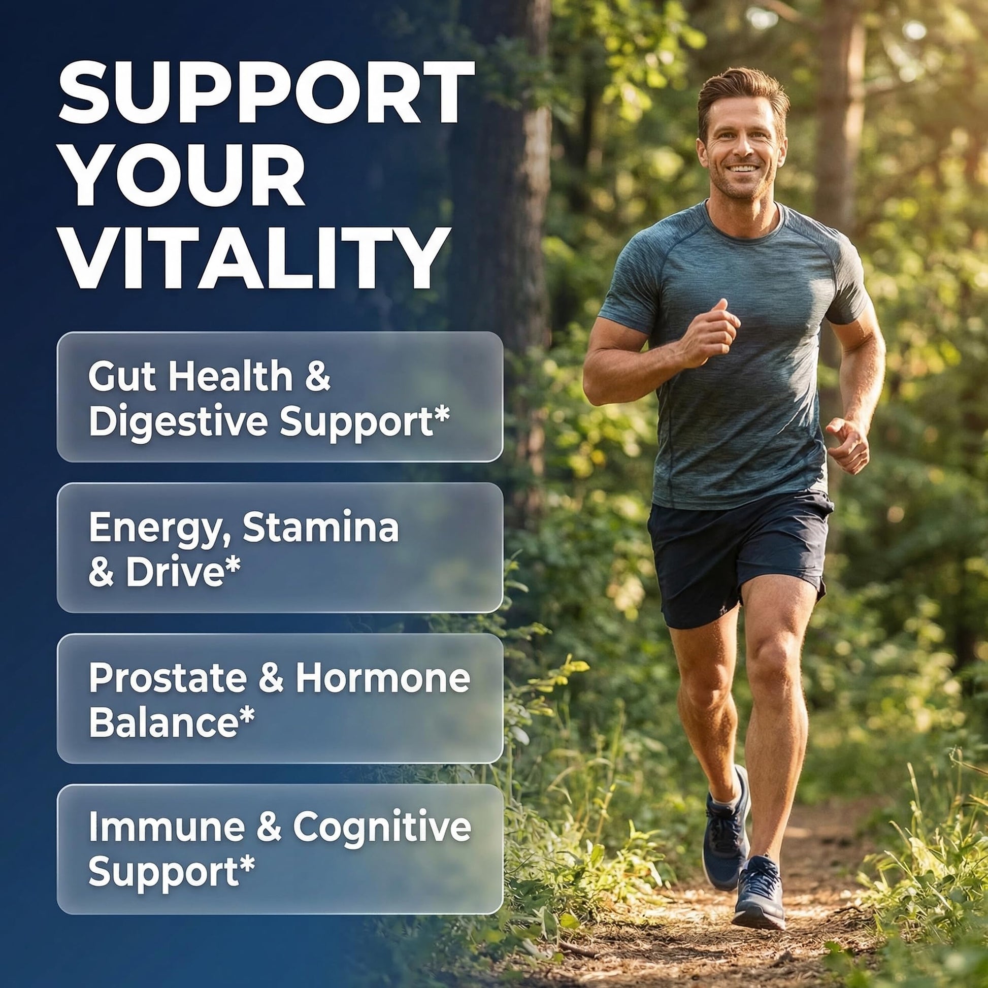 Clean Nutra Probiotics for Men | Tongkat Ali, Saw Palmetto, Tribulus, Ginseng, Ashwagandha, Maca, Pumpkin, Gingko Biloba, Pine Bark, Fenugreek, Shilajit, Zinc - Mens Probiotic 60 Capsules Clean Nutraceuticals uk supplements