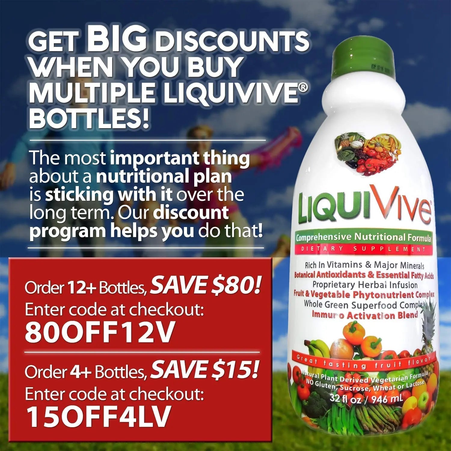 LiquiVive Liquid Vitamins Mega Nutrition | Vegetarian Daily Multivitamin Balance Immune Support Booster Superfood of Nature | Vitamin C D3 A B12 E K | Life Miracle uk supplements