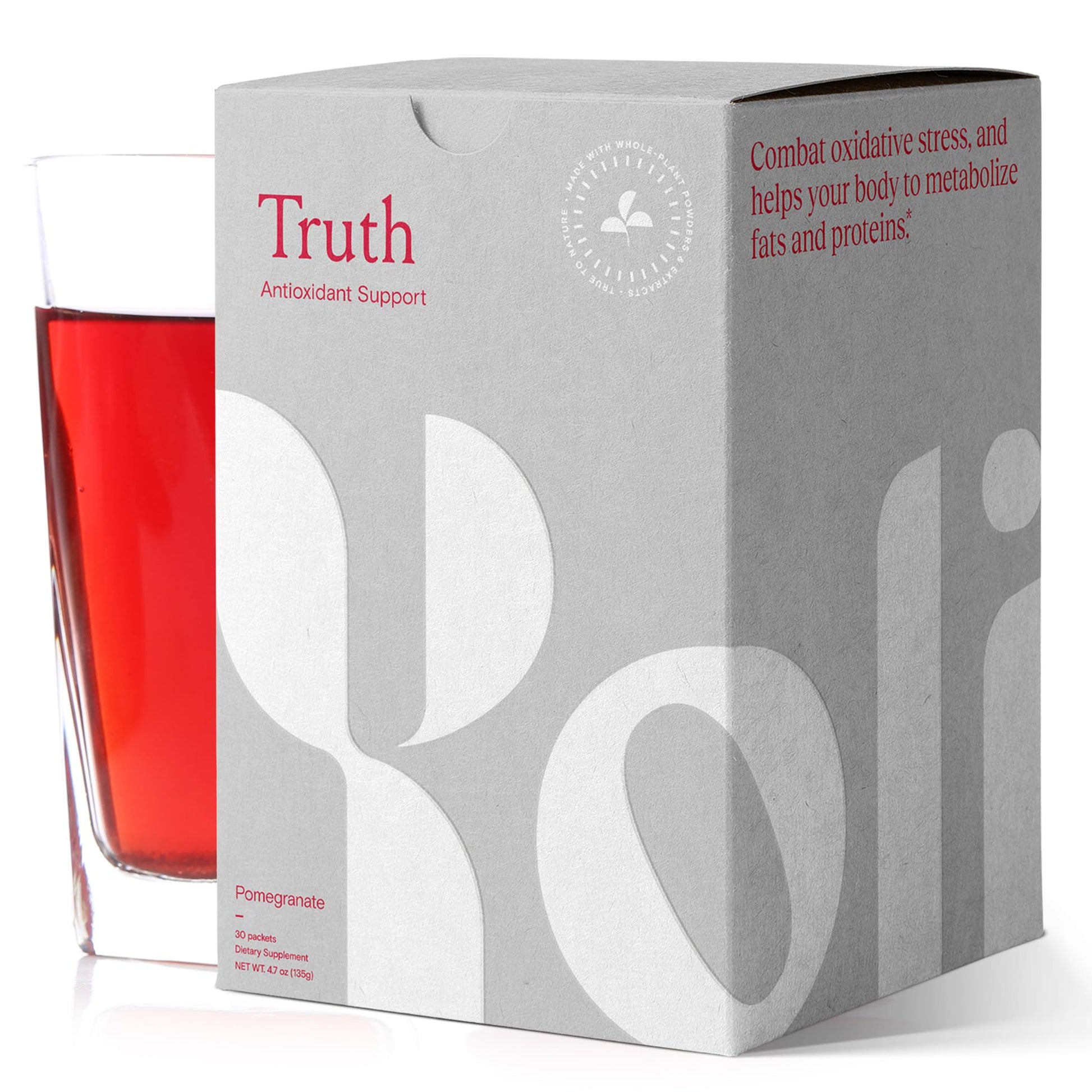 Yoli® Truth Antioxidant and Immune Support Supplement with Vitamin C, Botanicals, Superfruits, and Minerals - Pomegranate, 30 Packets Yoli uk supplements