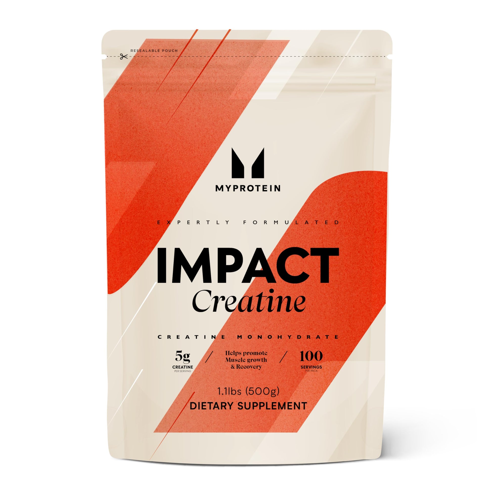 Myprotein Creatine Monohydrate Powder, 100 Servings (1.1lbs), Pure Unflavored Creatine Powder, Post/Pre Workout Supplement for All Sports & Exercises Myprotein uk supplements