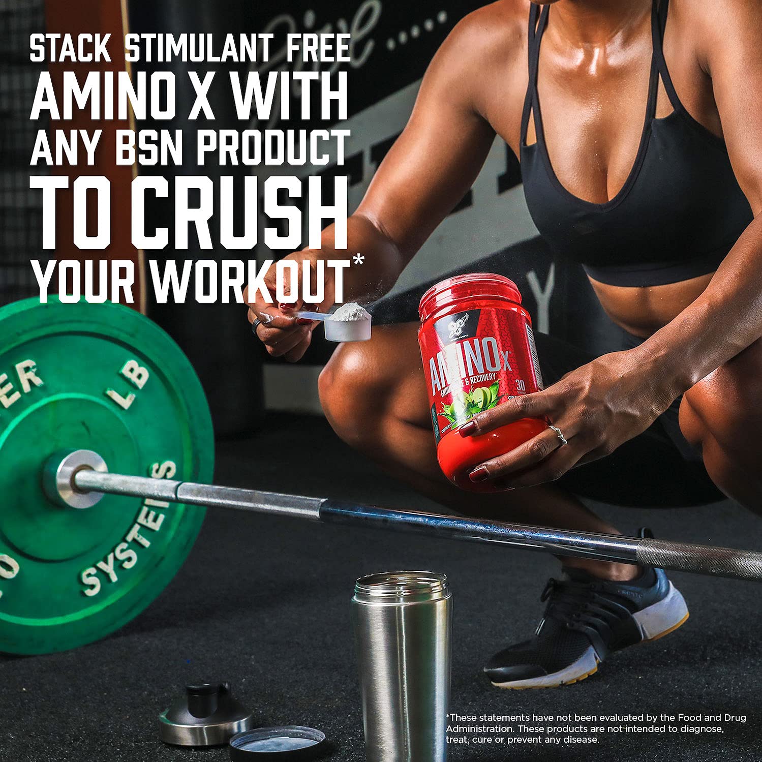 BSN Amino X Muscle Recovery & Endurance Powder with BCAAs, Intra Workout Support, 10 Grams of Amino Acids, Keto Friendly, Caffeine Free, Flavor: Fruit Punch, 30 servings (Packaging May Vary) BSN uk supplements