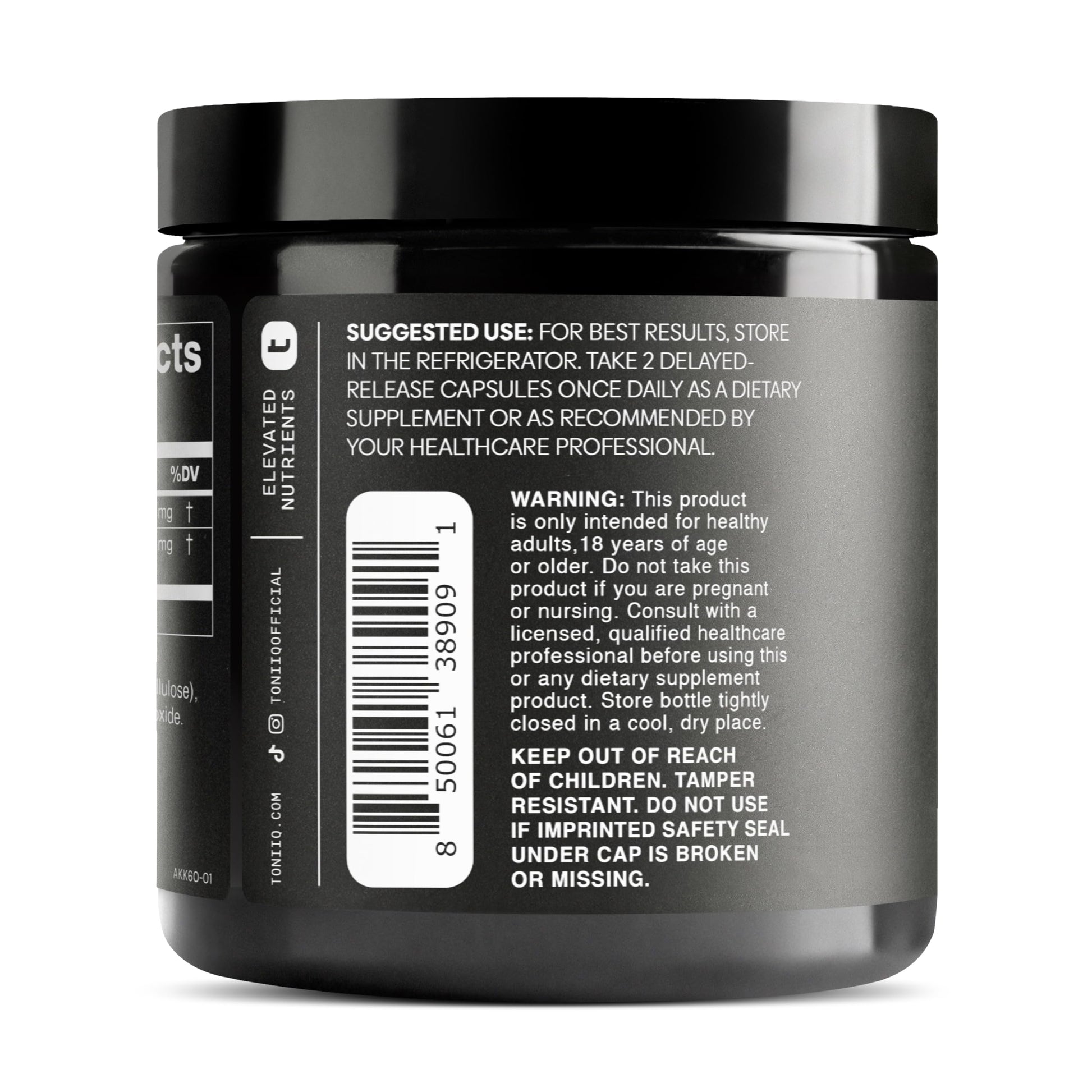Toniiq Akkermansia Probiotic – 10 Billion TFU – Supports Gut Health & GLP-1 Activity Toniiq uk supplements