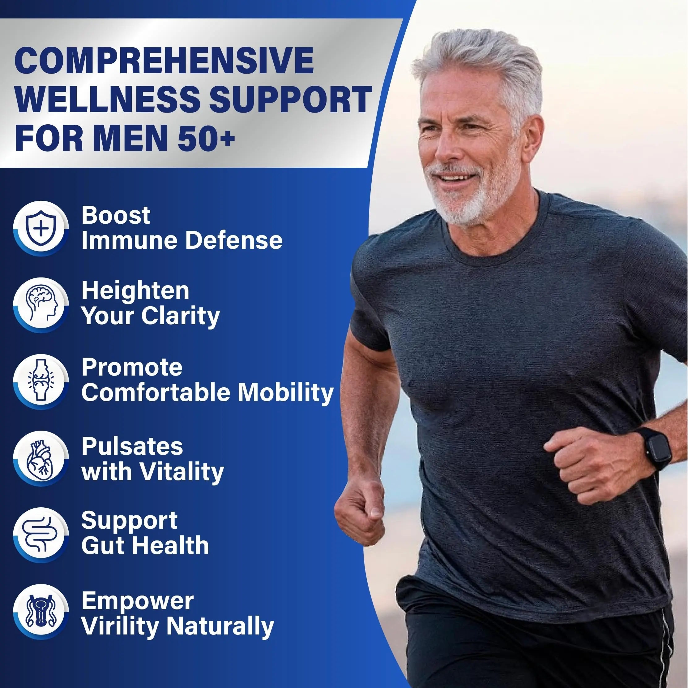 Sugar Free Multivitamin Gummies for Men 50 Plus - Methylated Multivitamin with Omega-3, CoQ10, Elderberry & Turmeric Veyttisy uk supplements