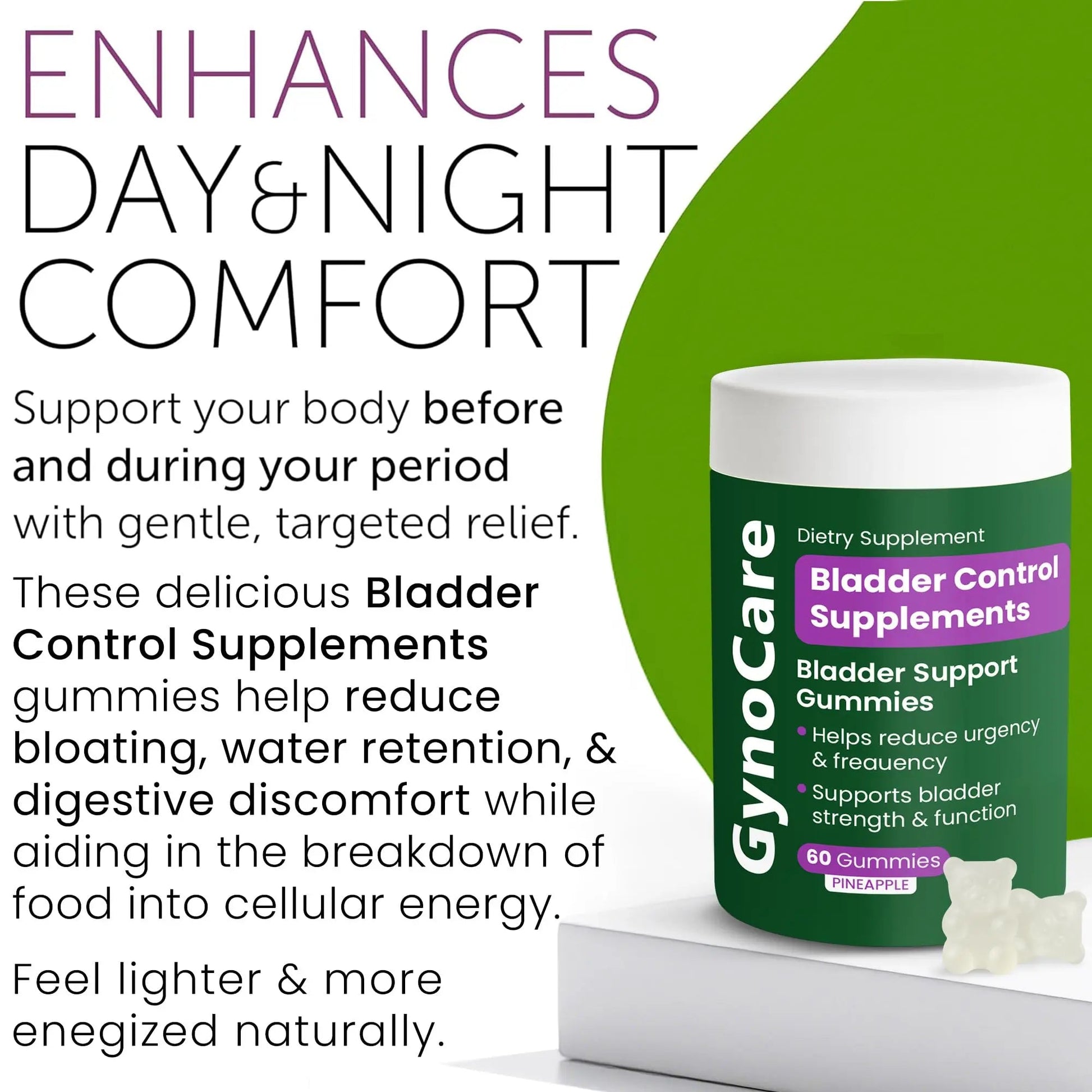 Bladder Control Supplements – Urinary Tract Health for Women | Overactive Bladder Support, UTI Relief & Infection Treatment | Daily Feminine Wellness Gummies – 60 Pineapple Flavor Terramed Just Think Comfort uk supplements