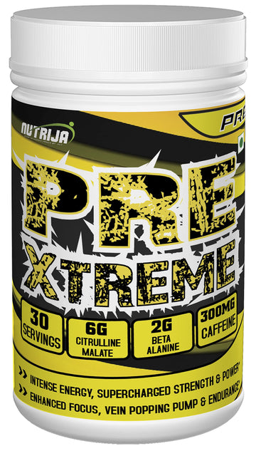 NutriJa Pre Xtreme - Pre Workout Supplement - 30 Servings (Tangy Orange) NutriJa uk supplements