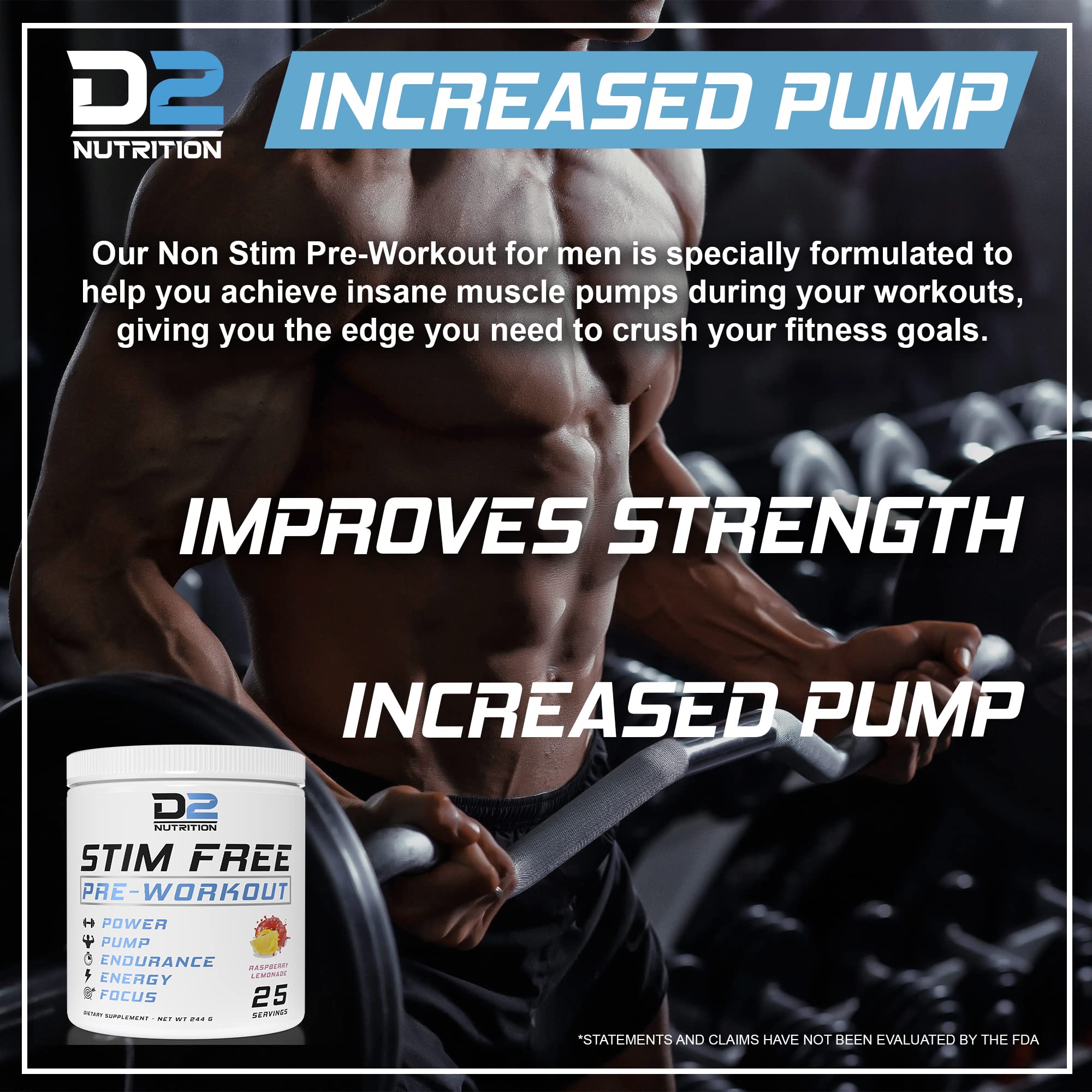 Precium Nutrition Stim Free Pre Workout - Best Non Caffeine Powder No Amazing Power Precium Nutrition uk supplements