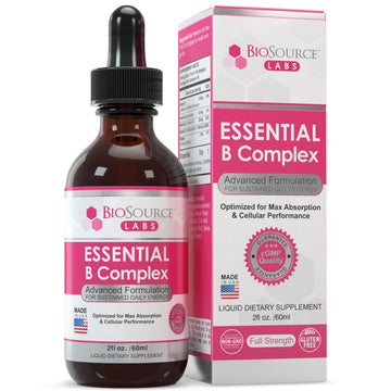 BioSource Labs Essential B Complex - Daily Vegan Vitamin B-Complex Sublingual Liquid BioSource Labs uk supplements