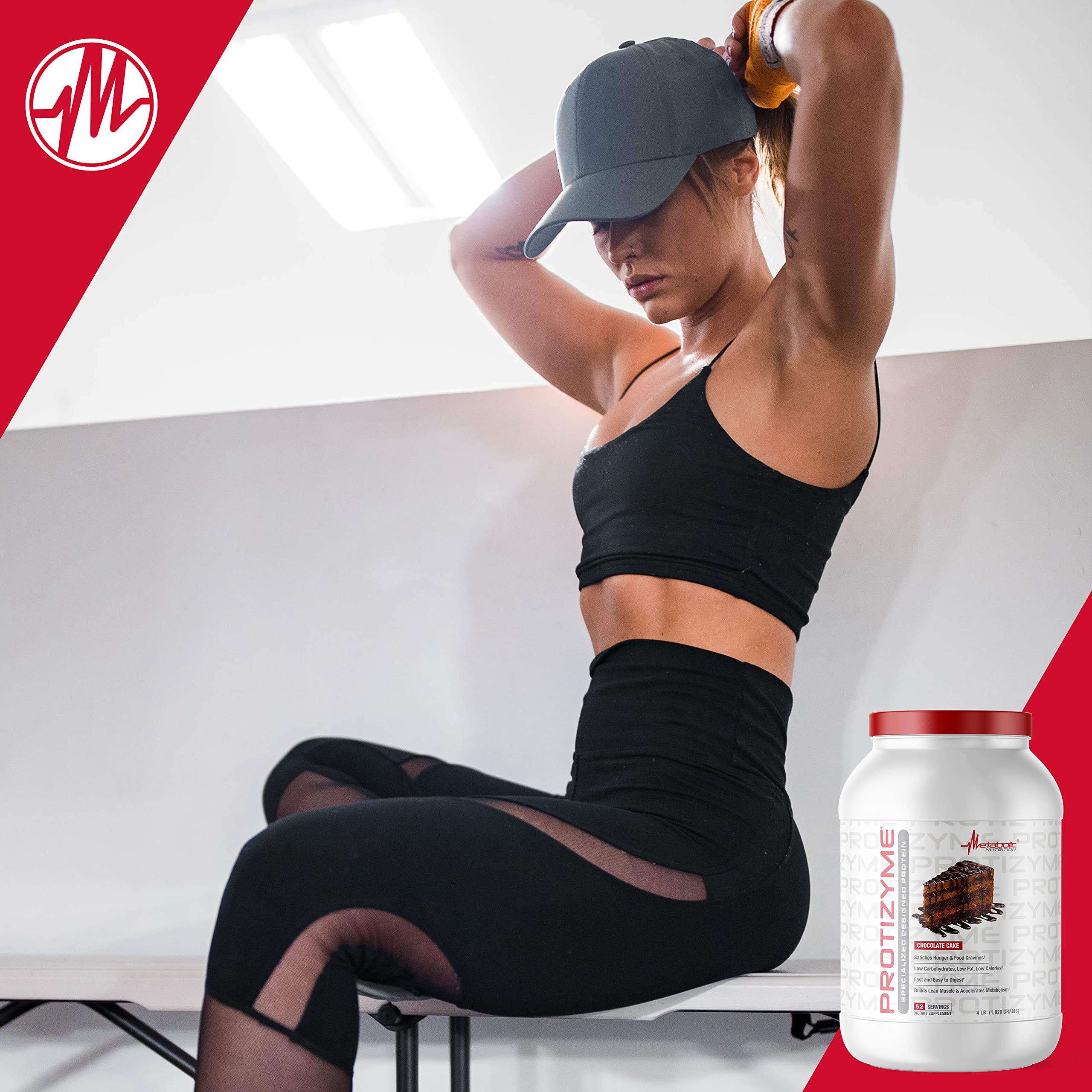 Metabolic Nutrition, Protizyme, 100% Whey Protein Powder, High Protein, Low Carb Metabolic Nutrition uk supplements