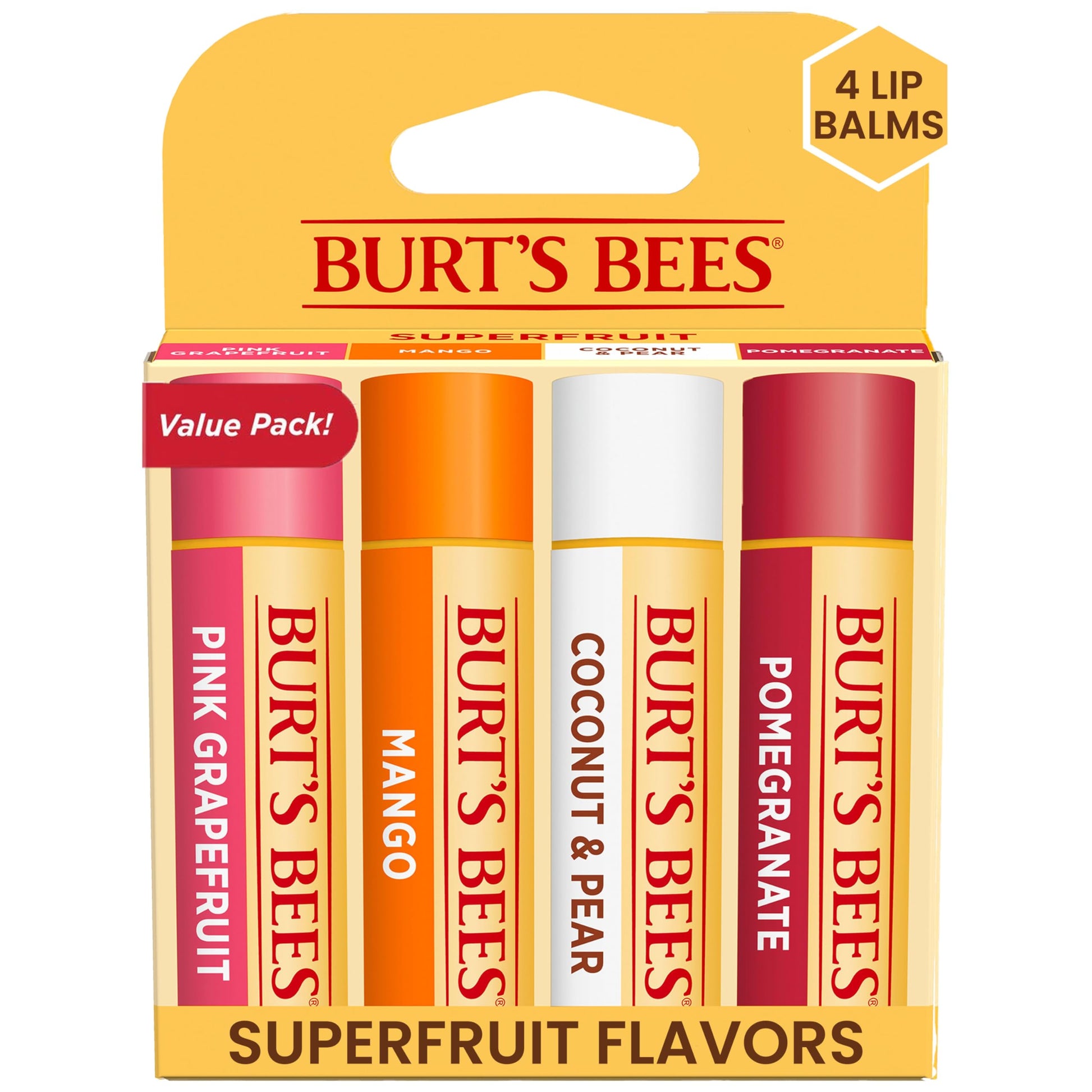 Burt's Bees 100% Natural Moisturizing Lip Balm (Superfruit) Burt's Bees uk supplements