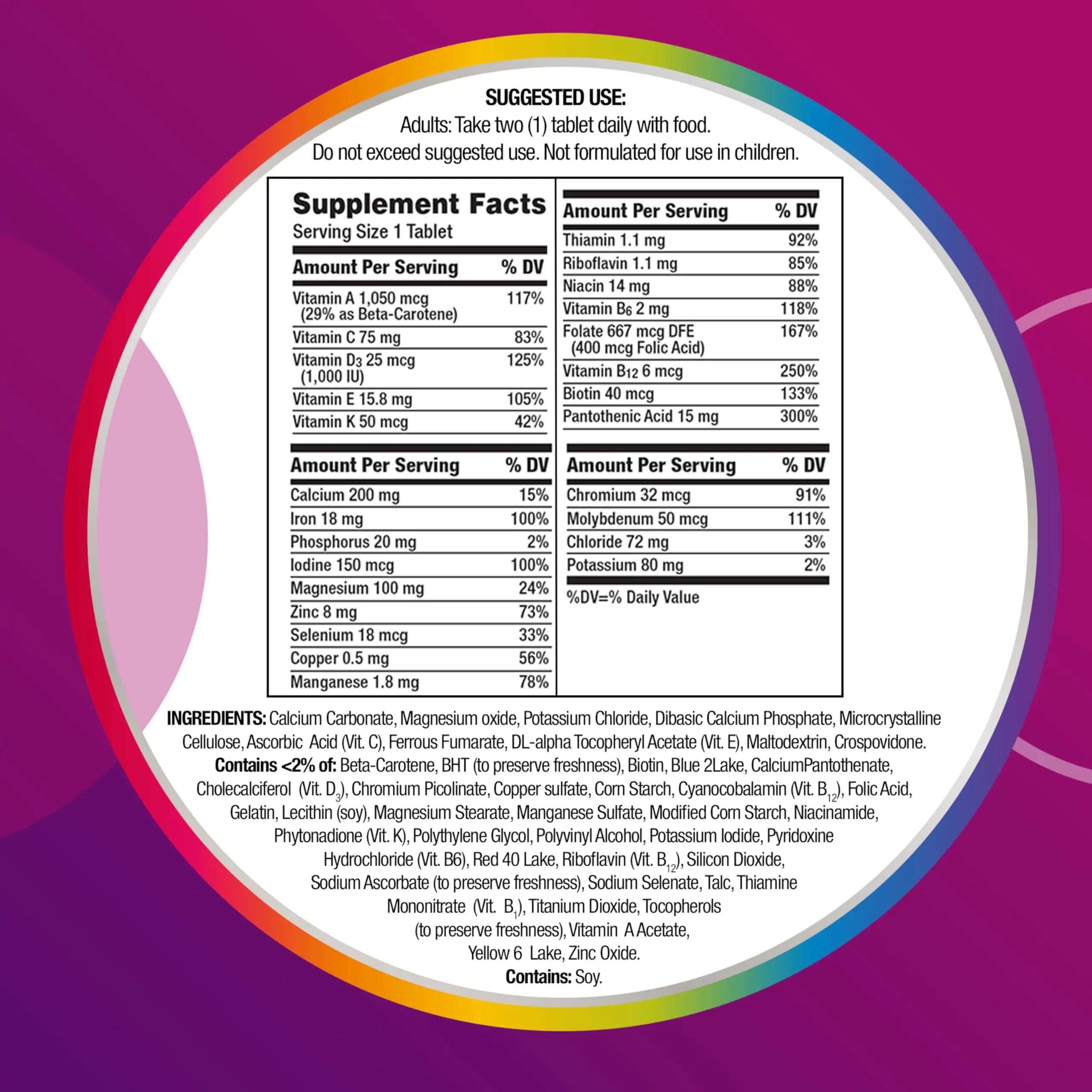 Centrum Multivitamin for Women, Multivitamin/Multimineral Supplement with Iron, Vitamin D3 Centrum uk supplements