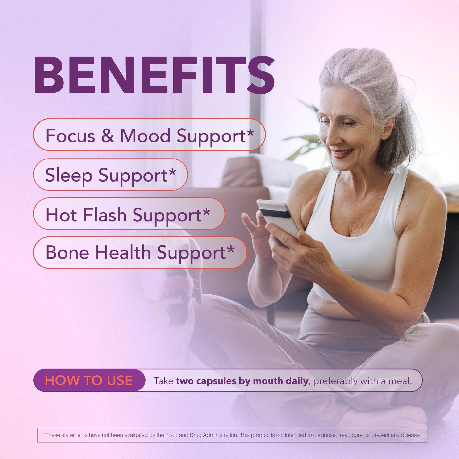 Bioligent Menopause Support Supplement for Women, Hot Flash, Sleep, Mood & Focus Support, Hormone-Free with Maca, Ginseng, Chamomile & Saffron, Non-GMO, 60 Capsules, 30 Day Supply BIOLIGENT uk supplements