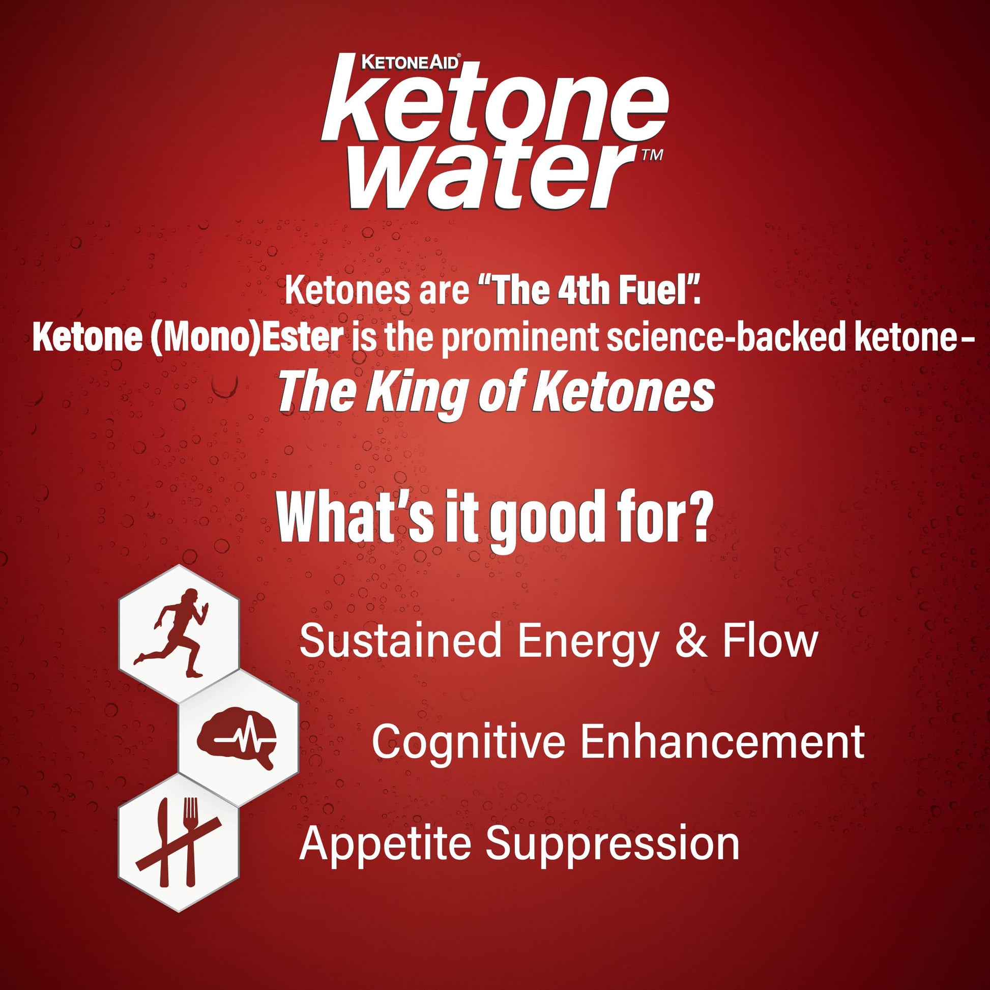KetoneWater | Functional Sparkling Water w/Ketone Ester (3 Grams) | Black Cherry Flavor KetoneAid uk supplements